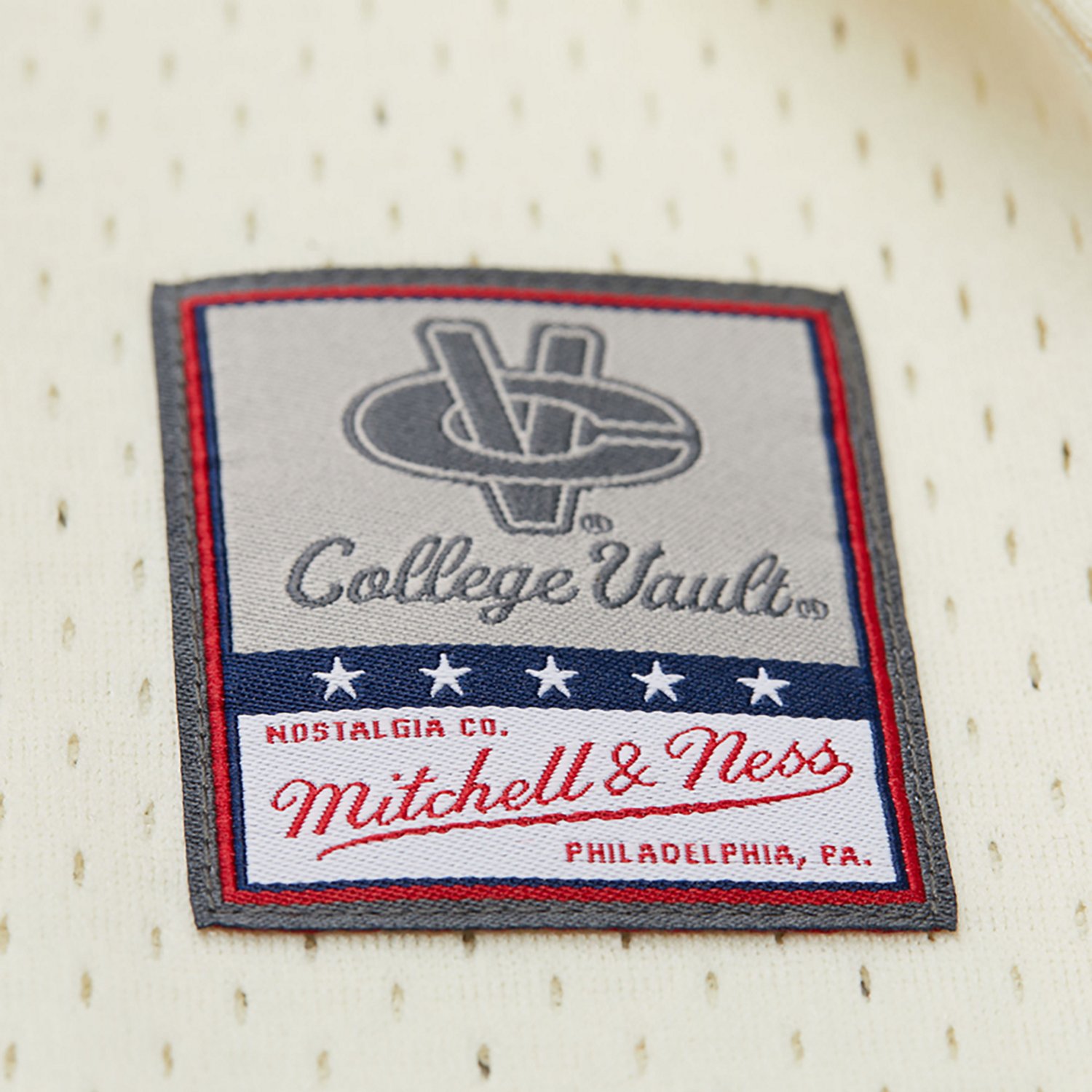 Mitchell & Ness Men's Arkansas Extra Inning Vintage Logo Baseball Jersey - view number 6