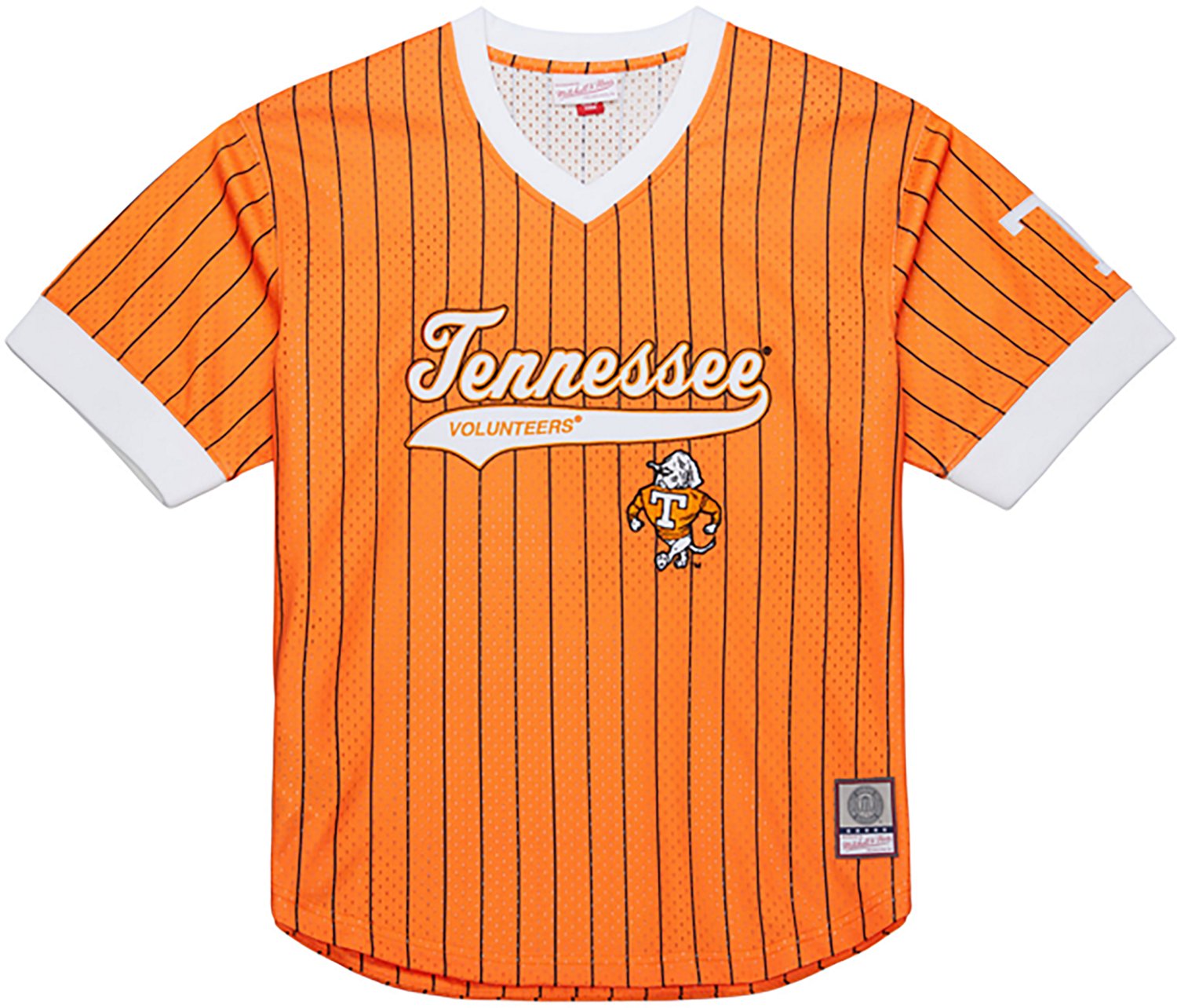 Mitchell & Ness Men's Tennessee Double Play Primary Logo Baseball Jersey