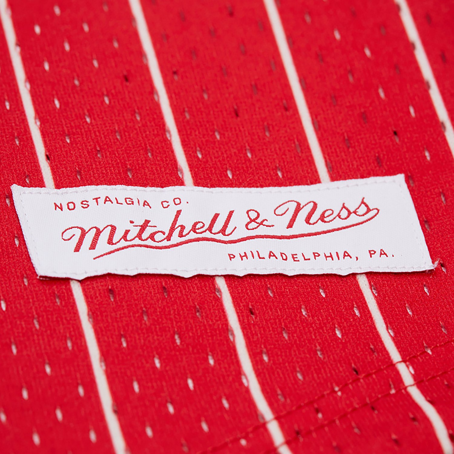 Mitchell & Ness Men's Georgia Double Play Primary Logo Baseball Jersey                                                           - view number 5