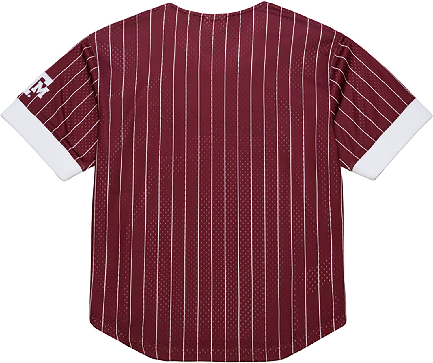 Mitchell & Ness Men's Texas A&M Double Play Primary Logo Baseball Jersey - view number 2