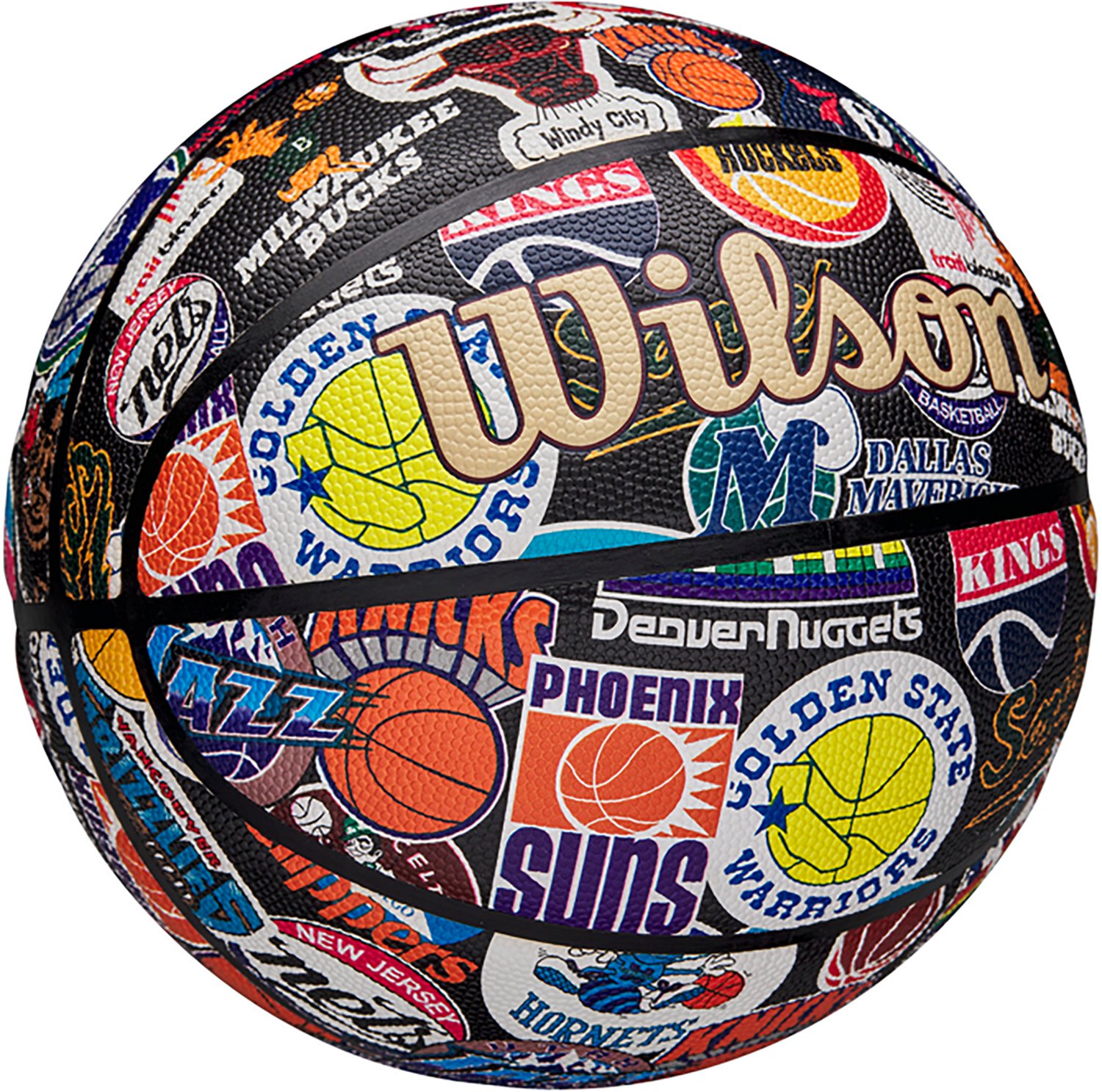 Wilson NBA All Team Retro Full Size Indoor/Outdoor Basketball - view number 2