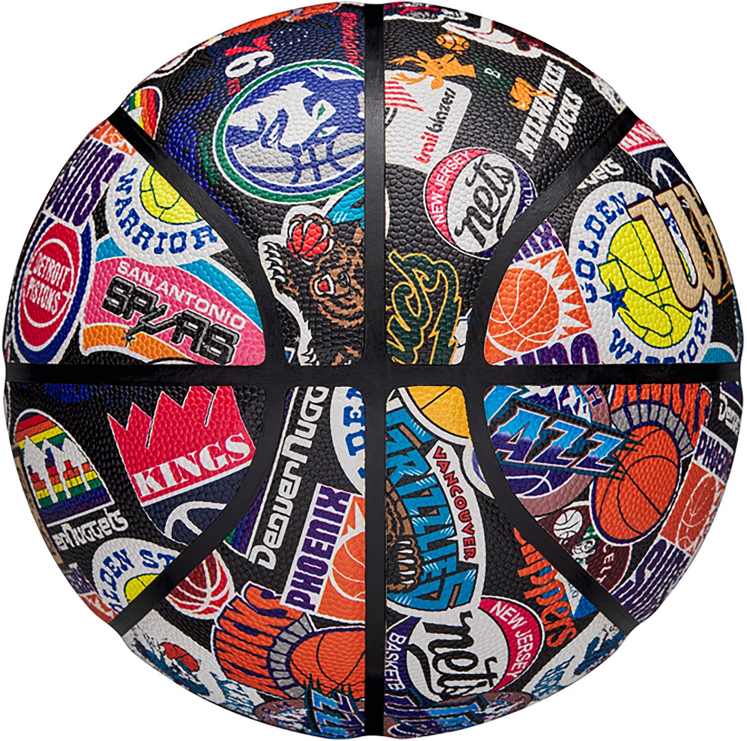 Wilson NBA All Team Retro Full Size Indoor/Outdoor Basketball - view number 4