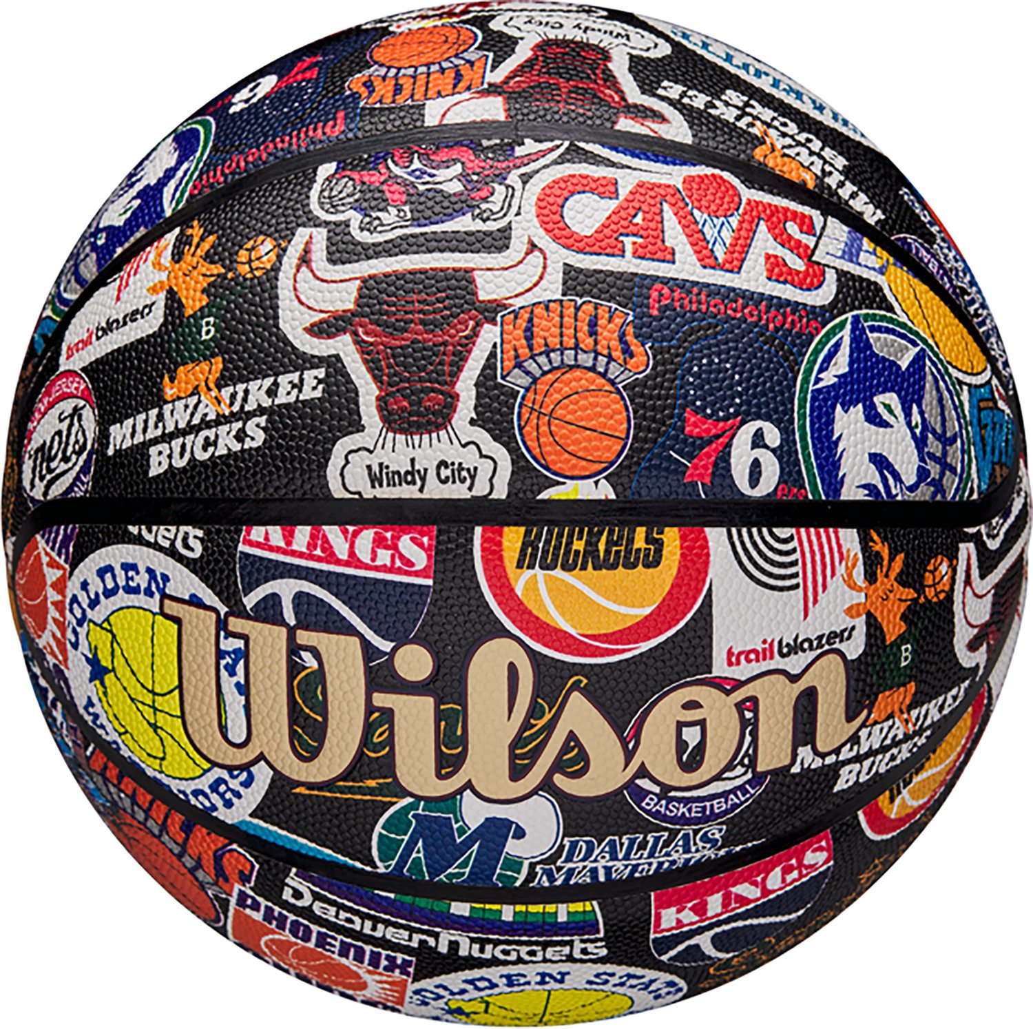 Wilson NBA All Team Retro Full Size Indoor/Outdoor Basketball - view number 5