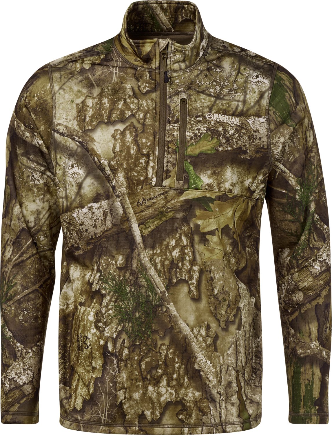 Magellan Outdoors Men's HuntGear Crocket 1/4-Zip Pullover Top - view number 3