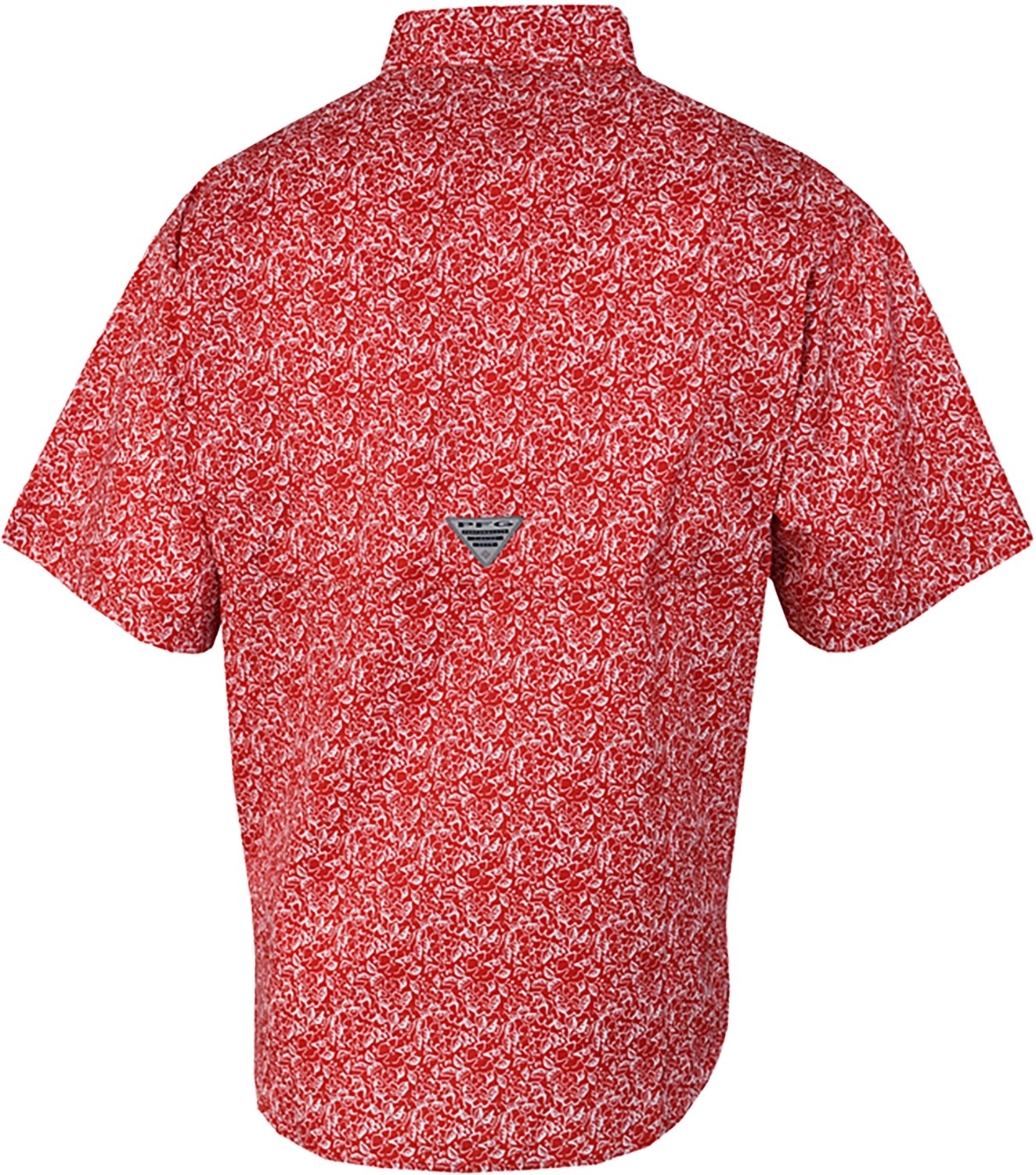 Columbia Sportswear Men's Atlanta Braves Floral Short Sleeve Tamiami Shirt                                                       - view number 2
