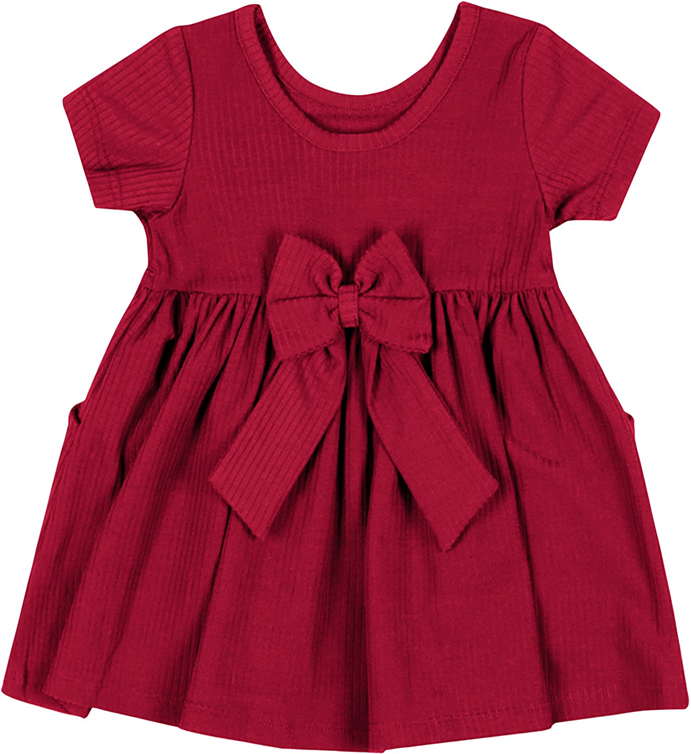 Colosseum Athletics Girls' Arkansas Razorbacks Flarietta Short Sleeve Dress - view number 2