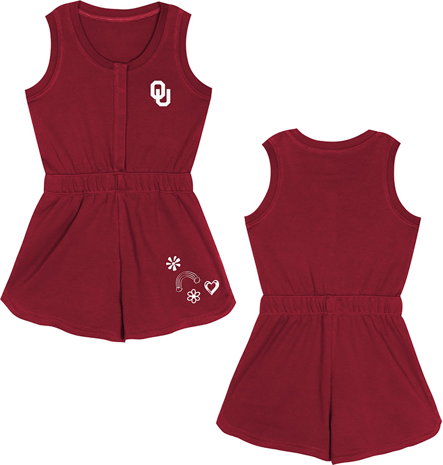 Outerstuff Toddler Girls' University of Oklahoma Super Girl Romper - view number 3