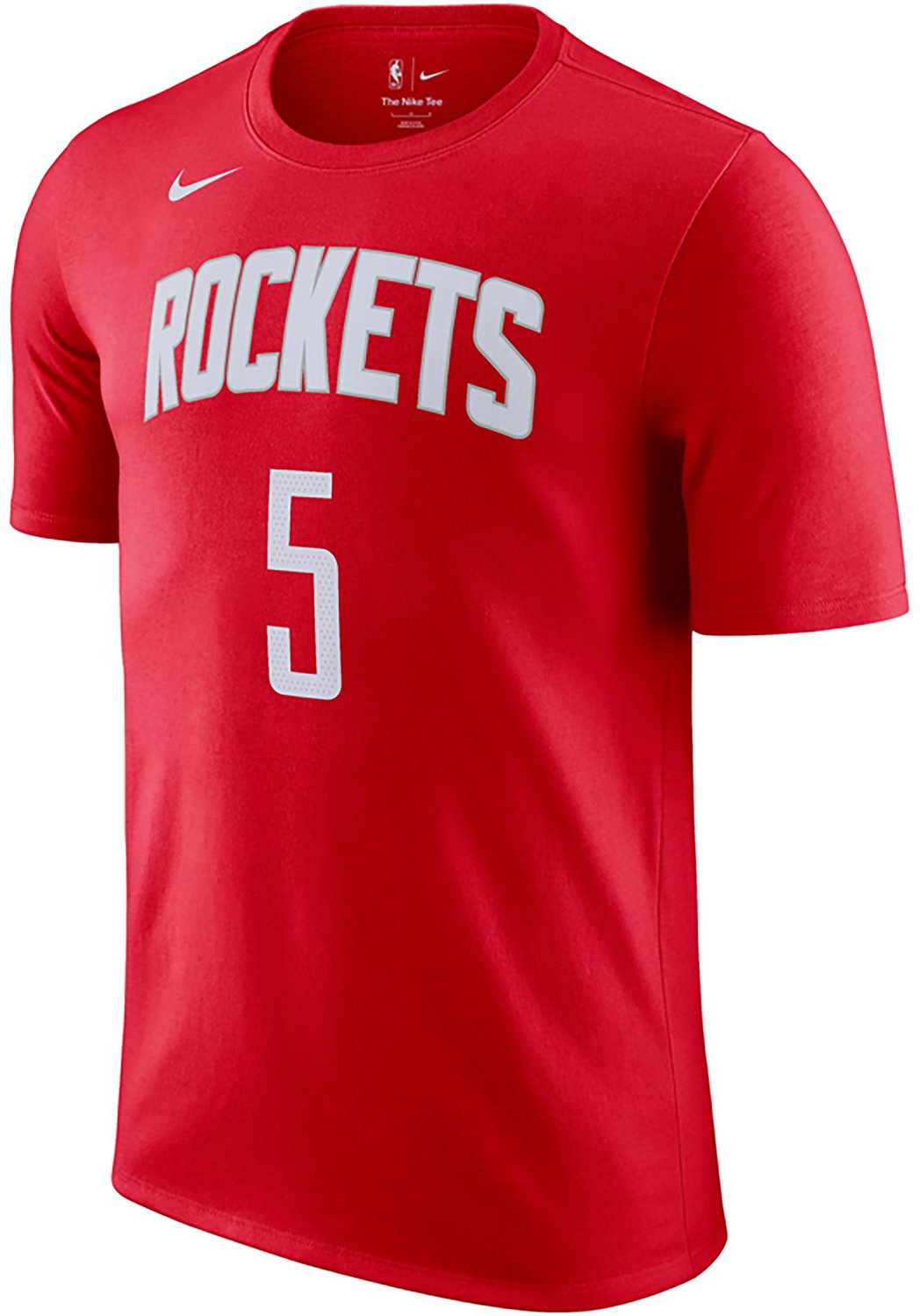 Nike Men's Houston Rockets Essential Icon N&N VanFleet Short Sleeve T-shirt - view number 2