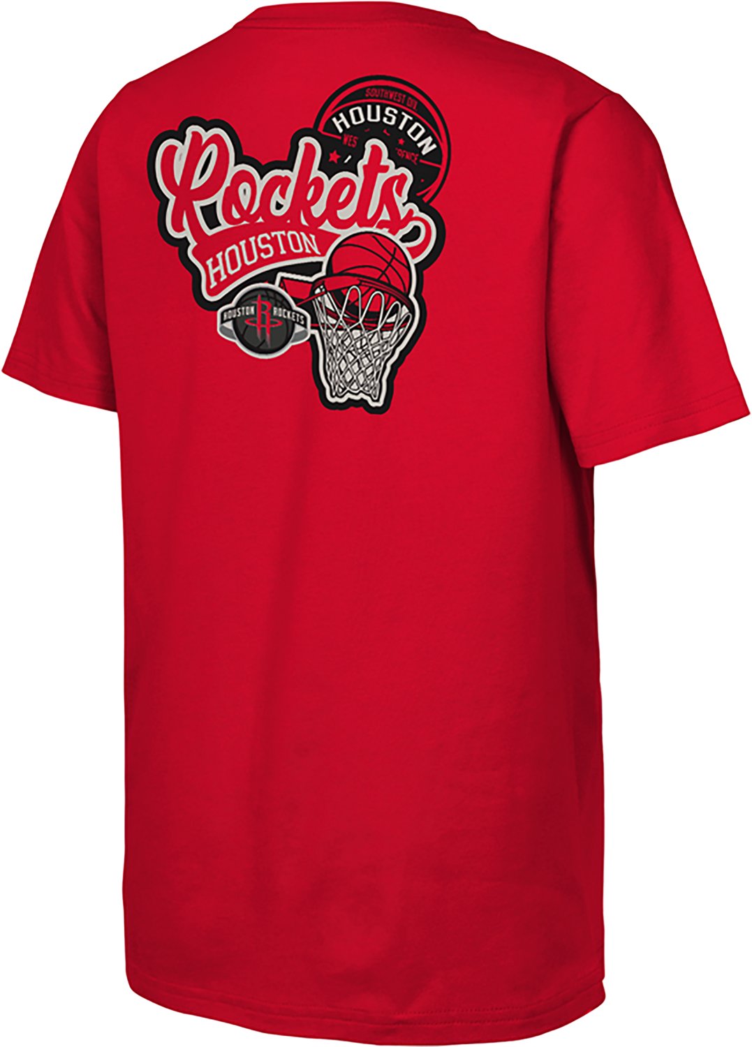 Outerstuff Youth's Houston Rockets Patches Graphic T-shirt - view number 2