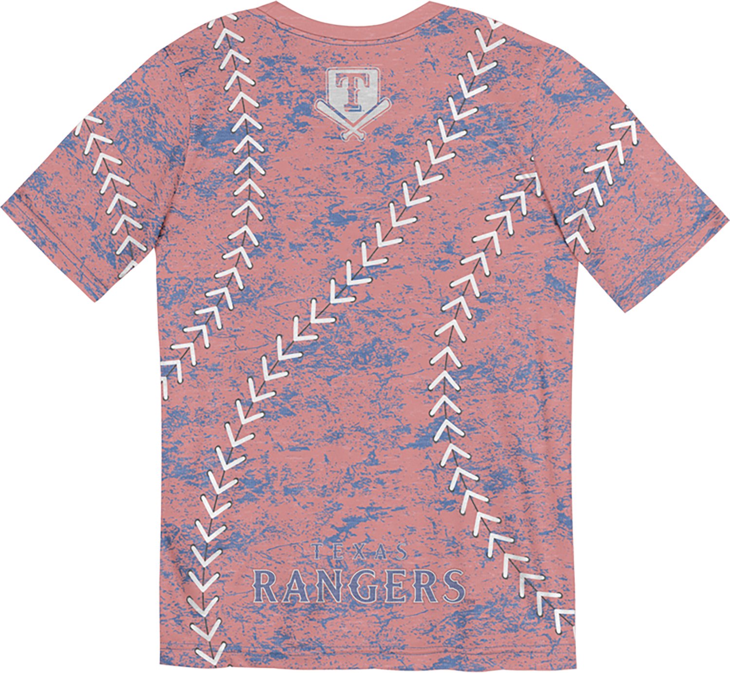 Outerstuff Boys' 4-7 Rangers Slide Score Bold Sublimated T-shirt - view number 2