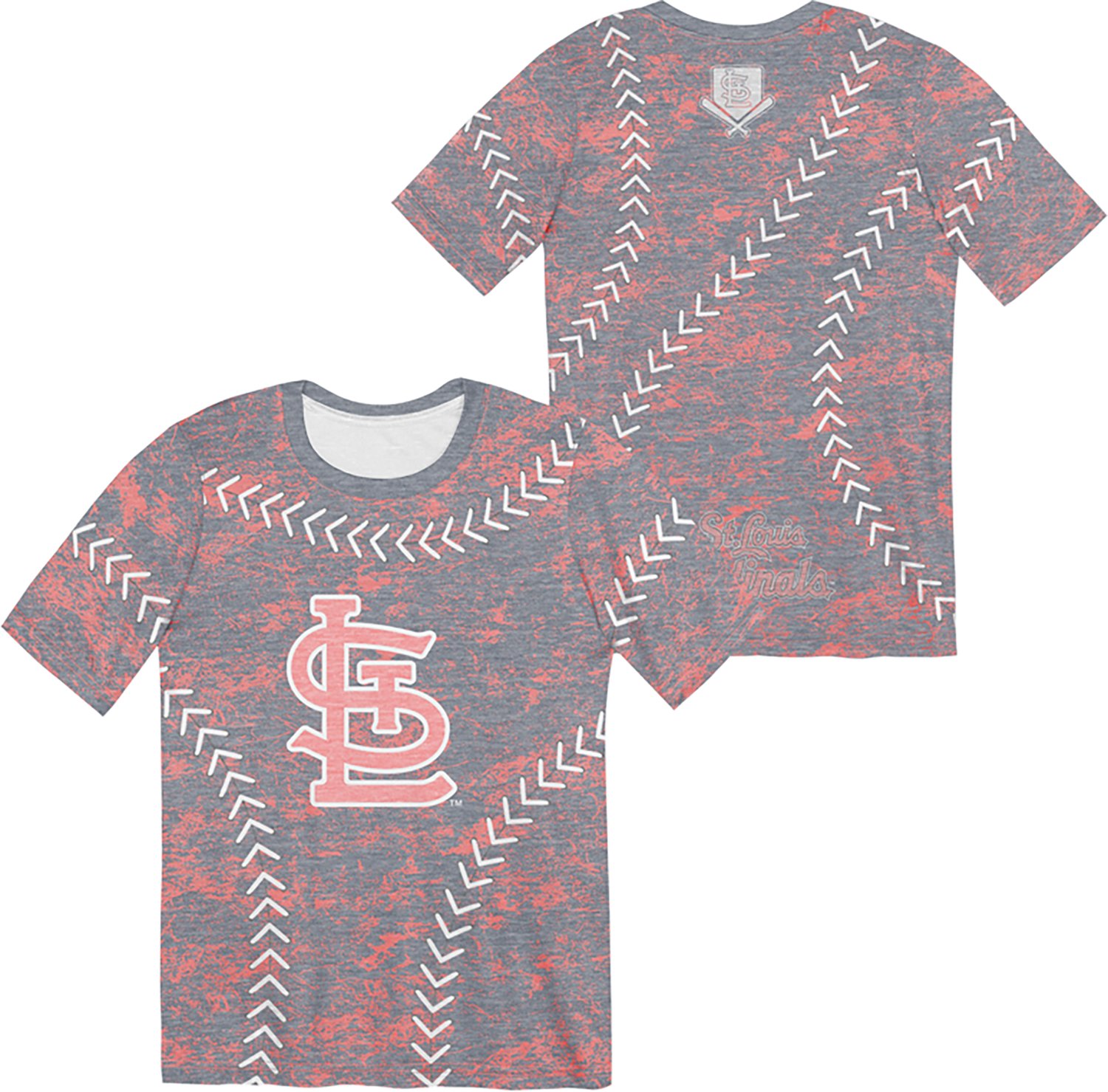 Outerstuff Boys' 4-7 Cardinals Slide Score Bold Sublimated T-shirt - view number 5