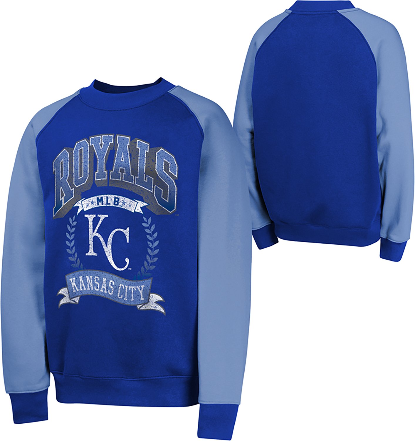 Outerstuff Boys' Kansas City Royals Bullpen Fleece Crew