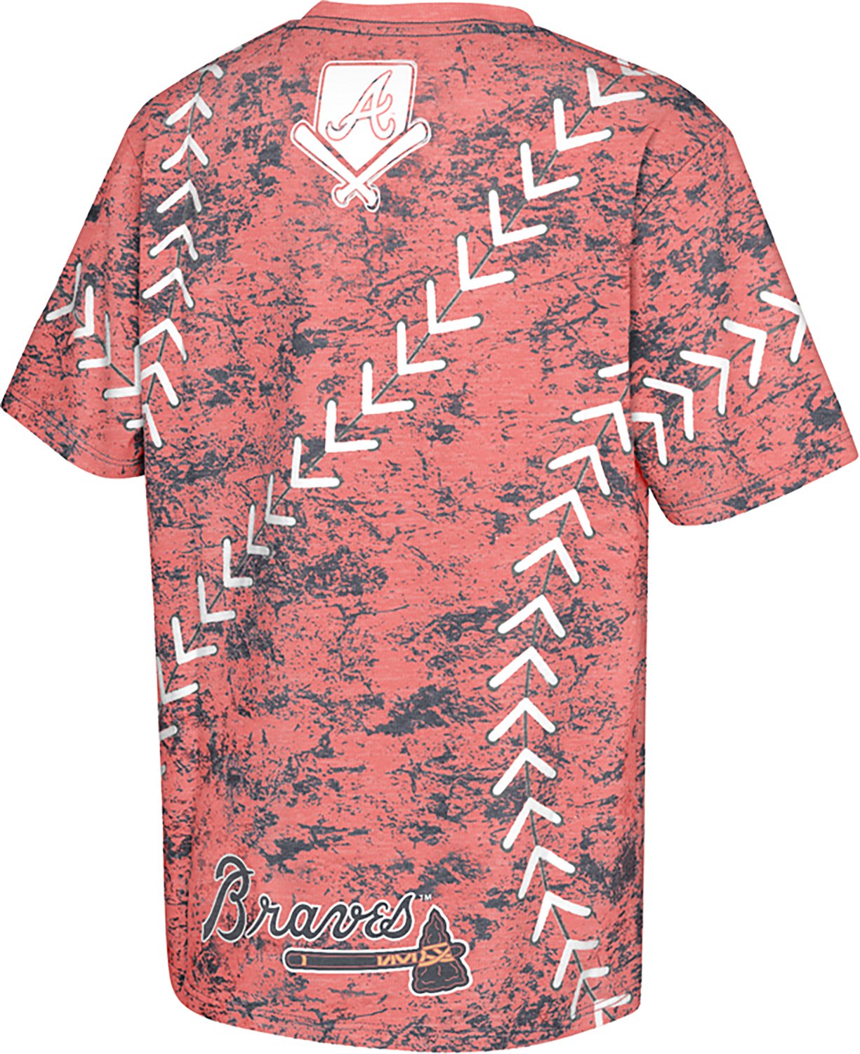 Outerstuff Youth Braves Slide Score Bold Sublimated T-shirt - view number 2