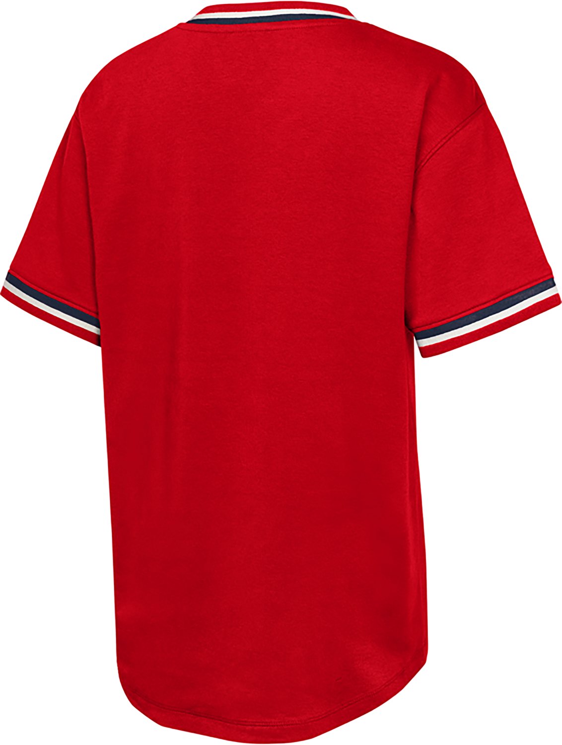 Outerstuff Youth Cardinals Relief Pitcher Colorblock V-neck T-shirt - view number 2