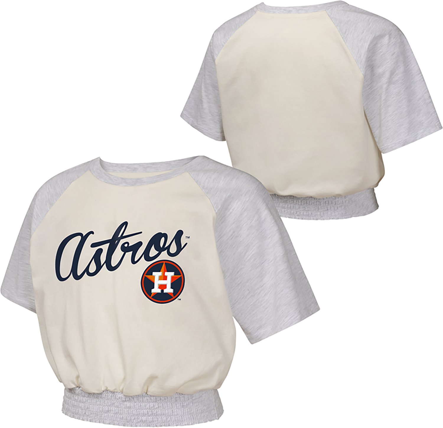 Outerstuff Girls' Astros Curve Ball Fashion T-shirt - view number 3