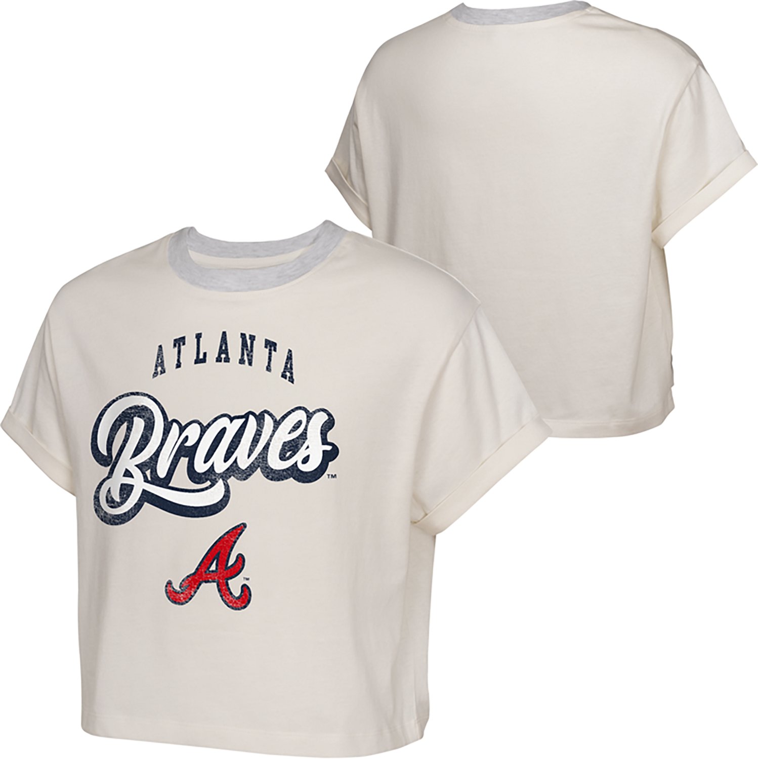 Outerstuff Girls' Braves City Pennant Fashion T-shirt - view number 3