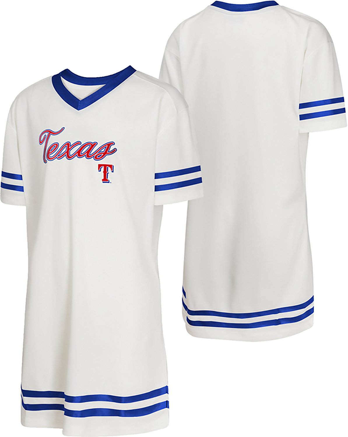 Outerstuff Girls' Texas Rangers Team Player Fashion Short Sleeve Dress - view number 3