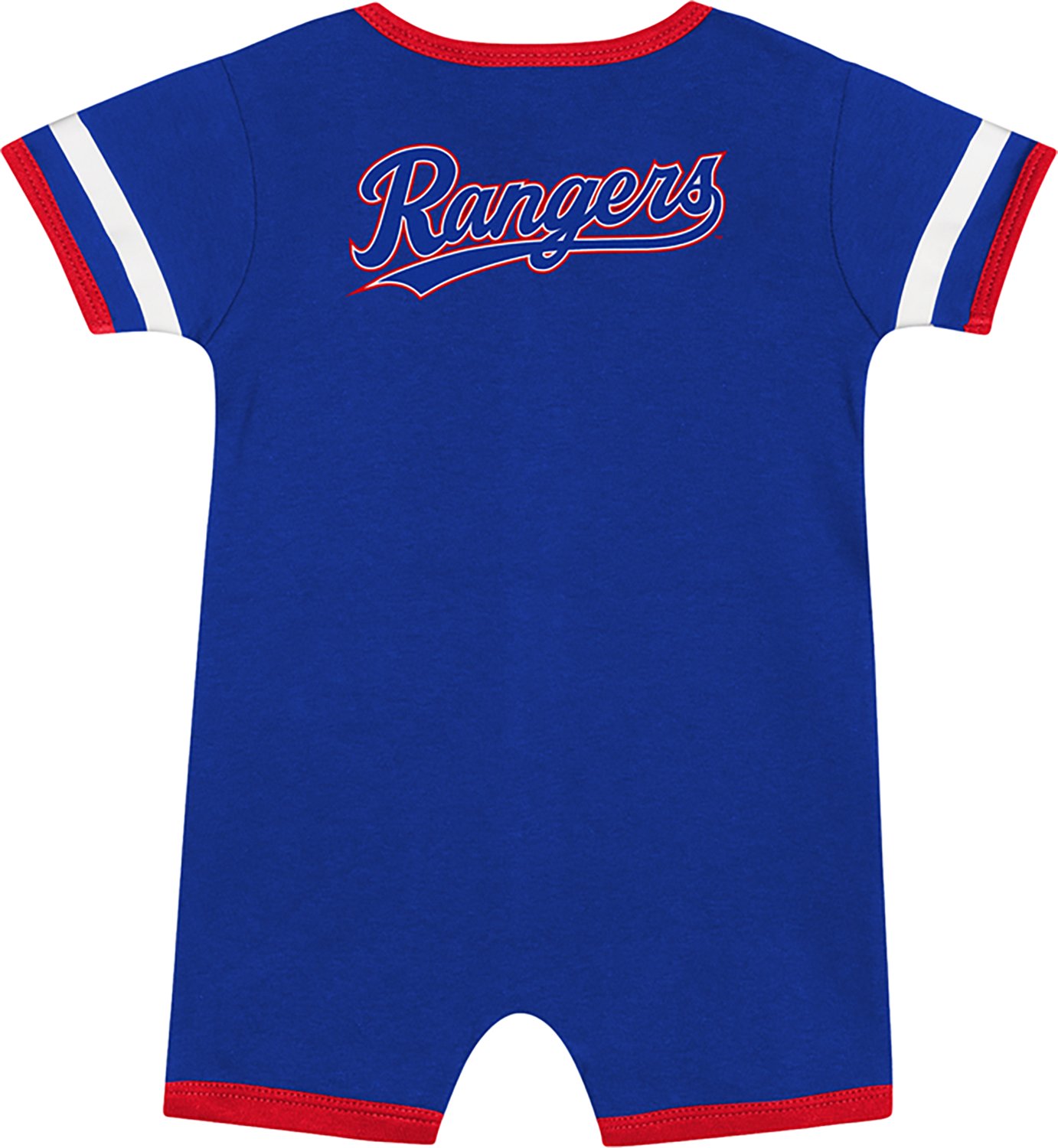 Outerstuff Infants' Texas Rangers Double Hit Short Sleeve Coverall