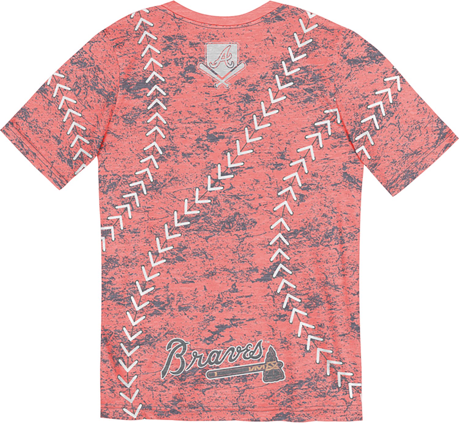 Outerstuff Toddlers' Braves Slide Score Bold Sublimated T-shirt                                                                  - view number 2