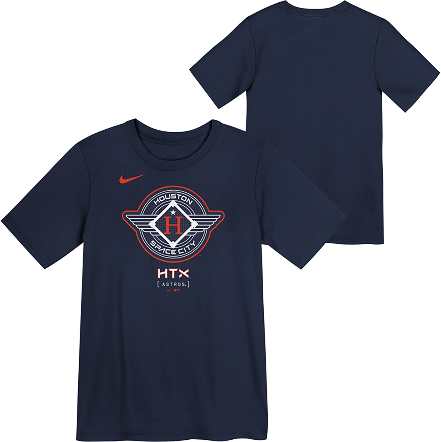 Nike Boys' 4-7 Astros City Connect Logo T-shirt - view number 3