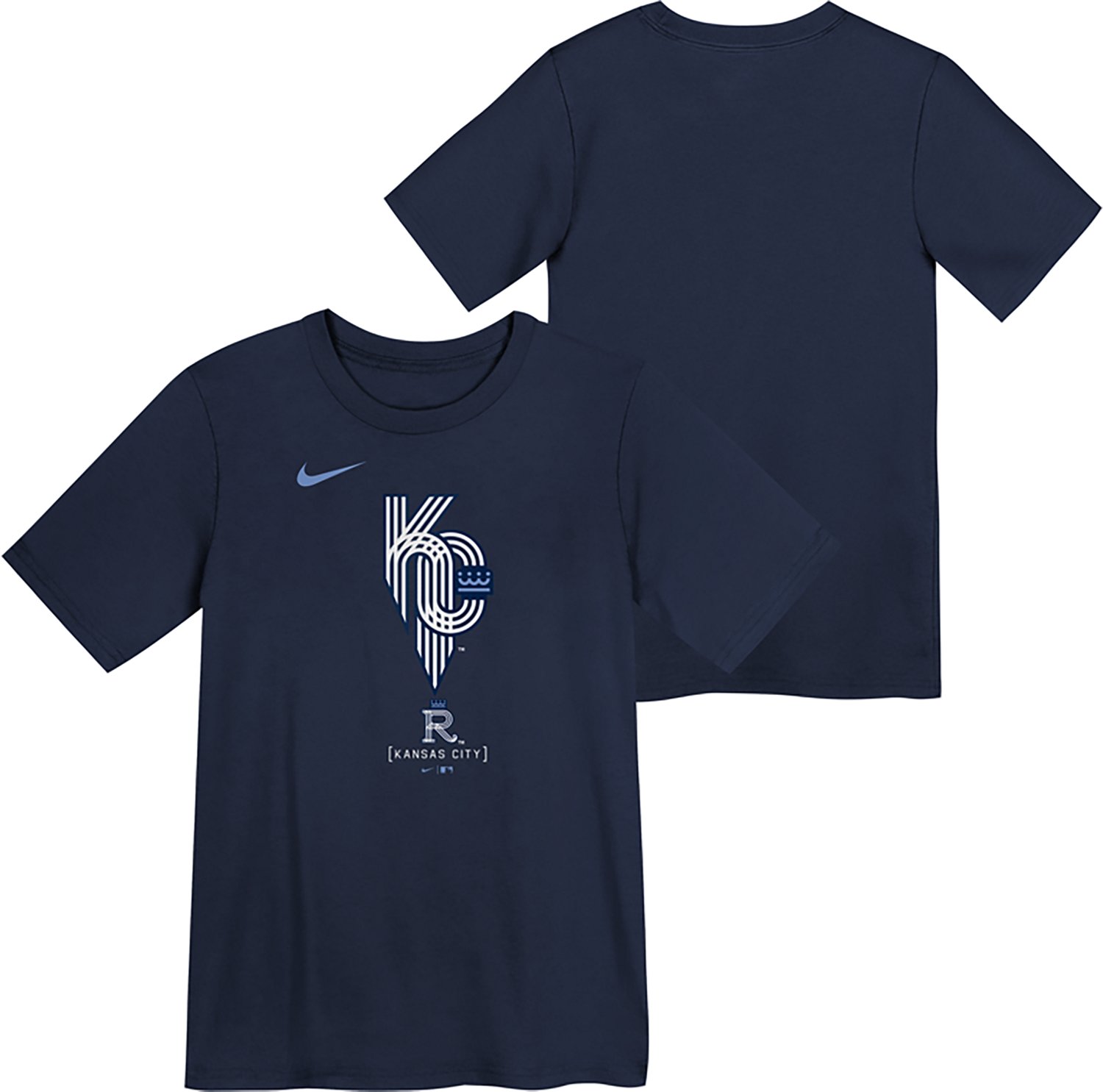 Nike Boys' 4-7 Royals City Connect Logo T-shirt                                                                                  - view number 3