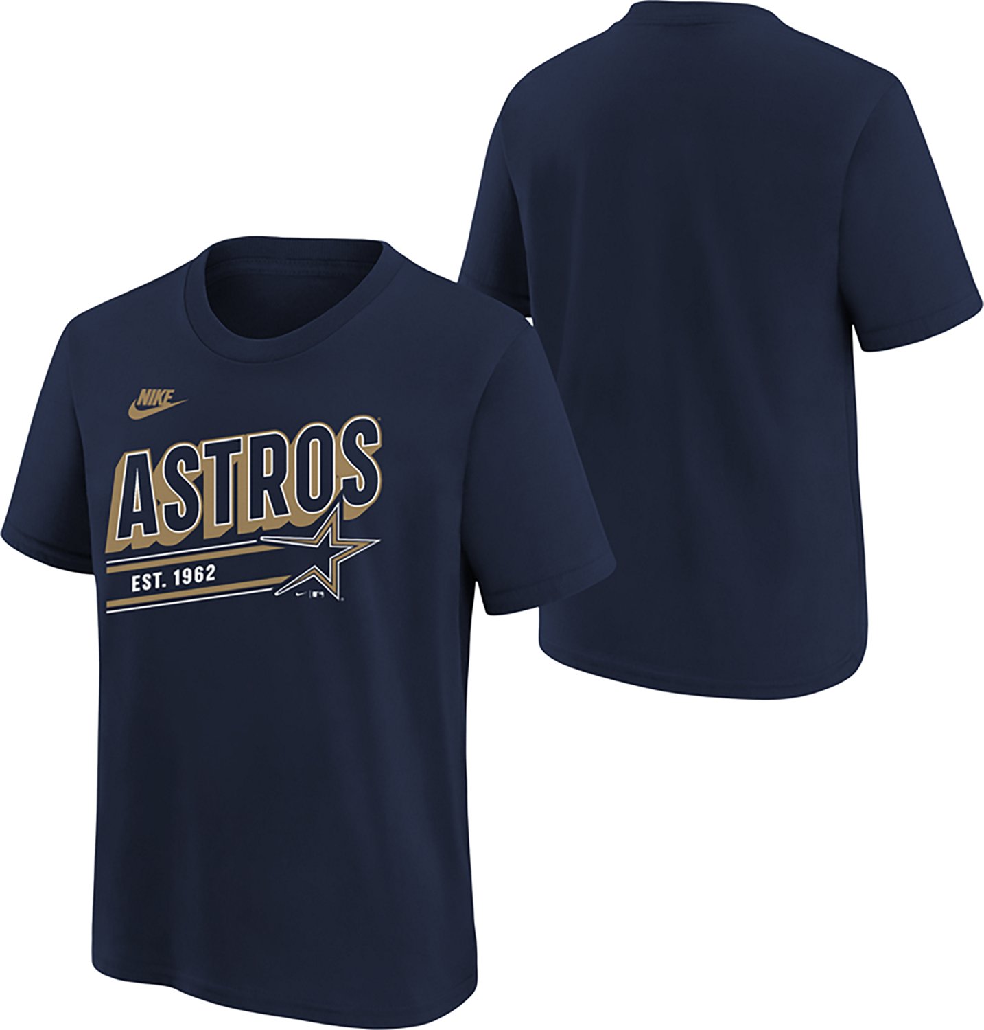 Nike Youth Astros CP Logo Team Logo T-shirt - view number 3