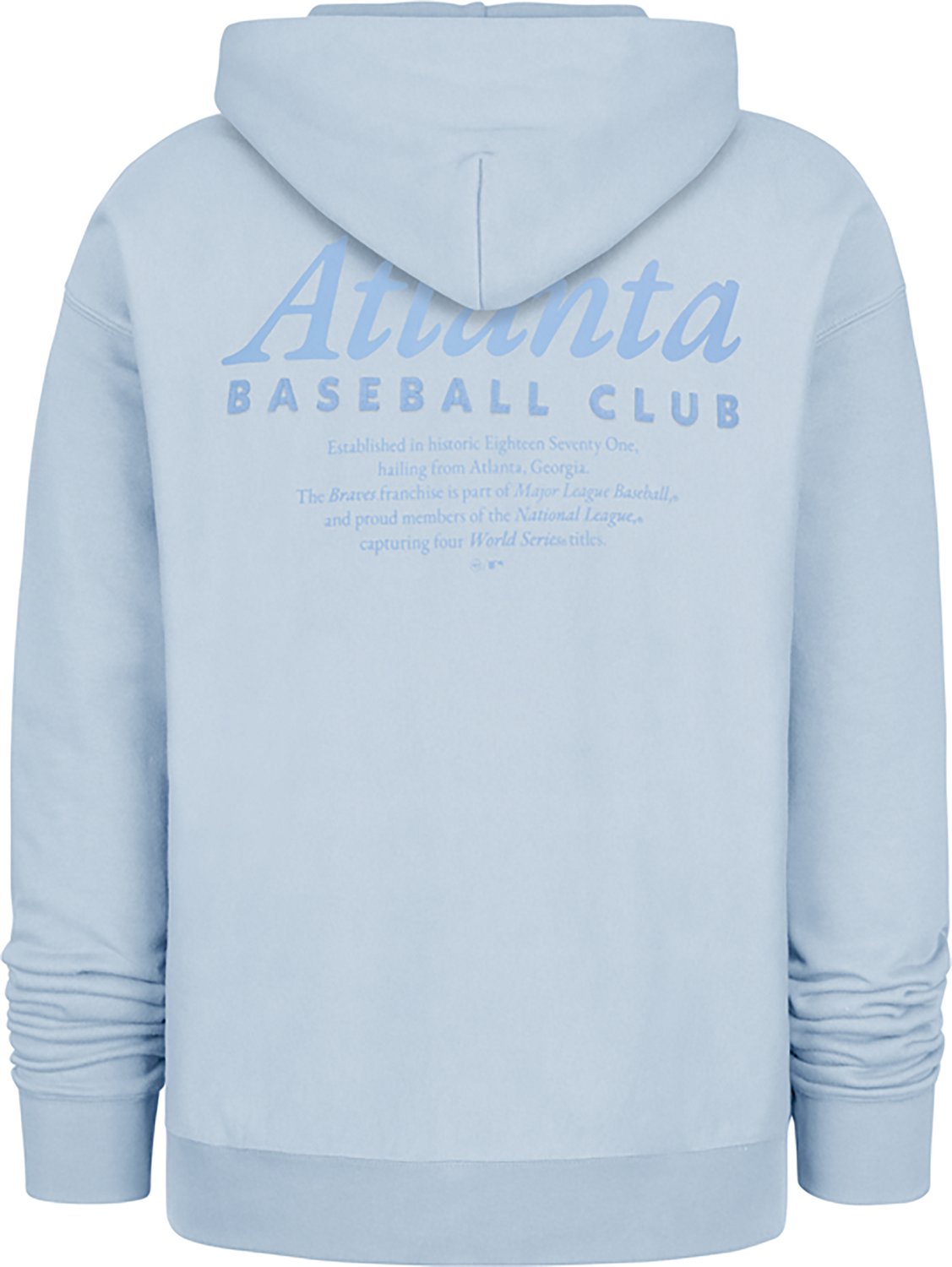 '47 Men's Atlanta Braves Mondo Foundation Long Sleeve Hoodie - view number 2
