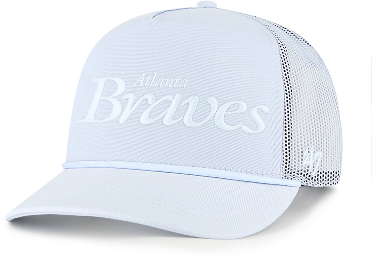 47B Men's Braves Foundation Script Rope 47 Hitch Cap