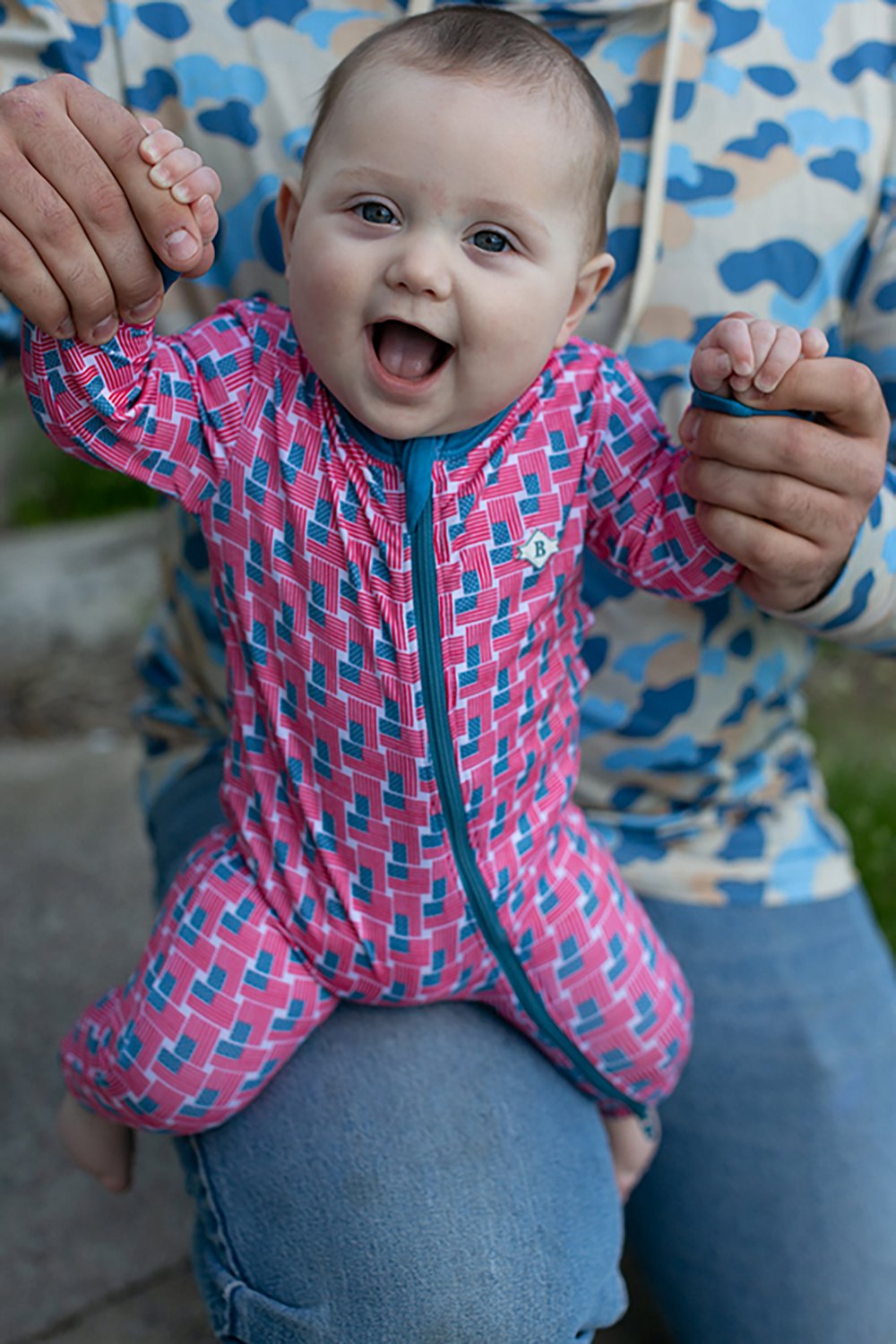 BURLEBO Infant Boys' Zip-Up Onesie