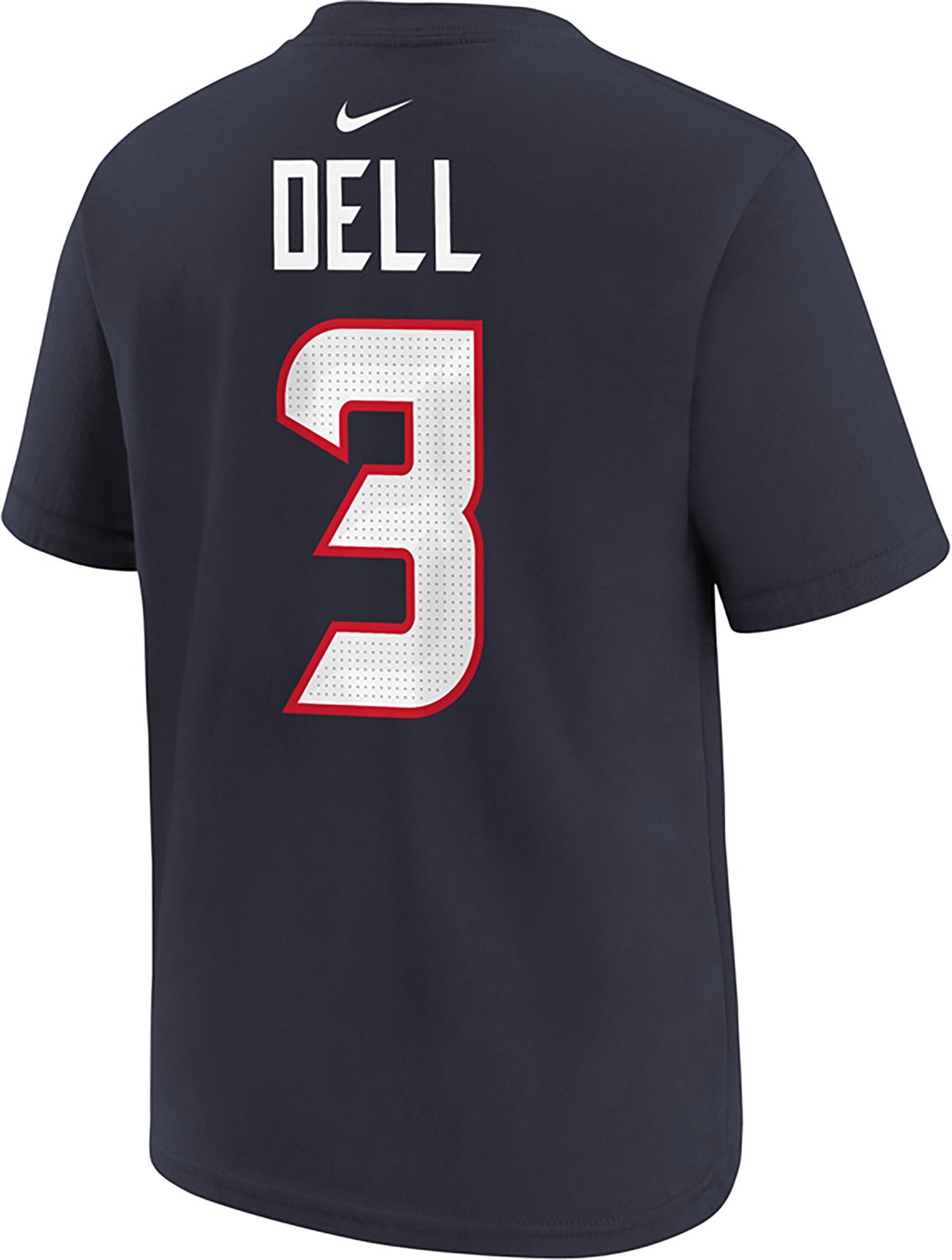 Nike Youth Texans Dell Fuse Name and Number T-shirt - view number 3