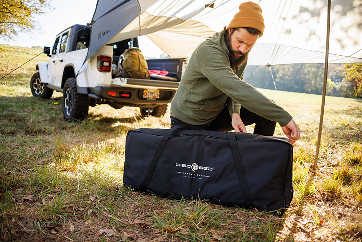 Disc-O-Bed Bunkable Extra Large Portable Camping Cot System - view number 6