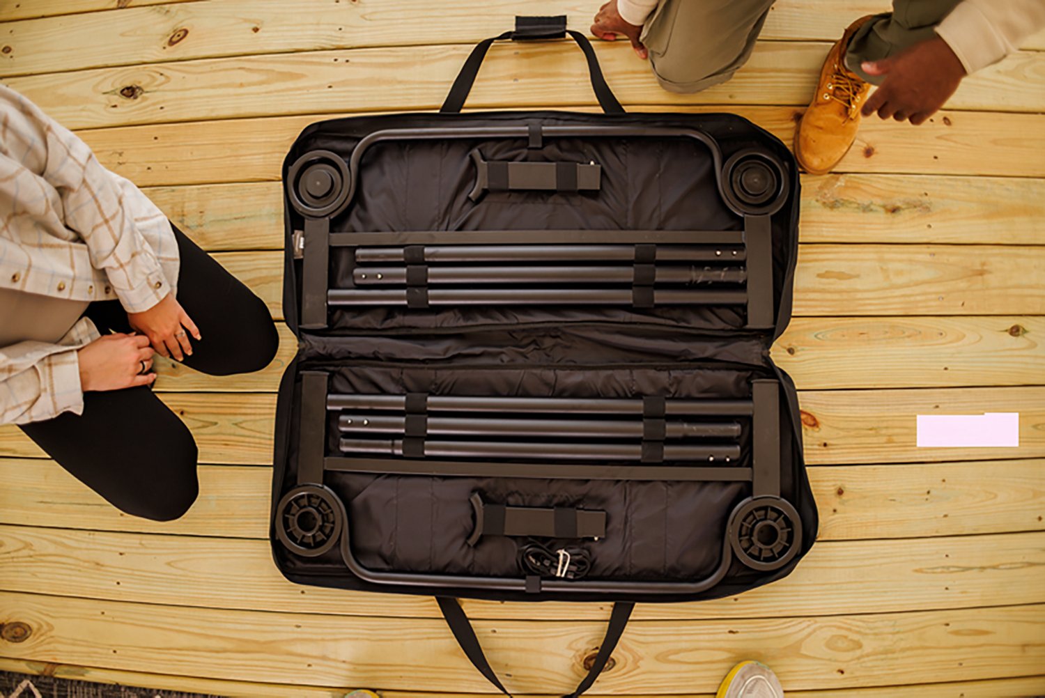 Disc-O-Bed Bunkable Extra Large Portable Camping Cot System - view number 7