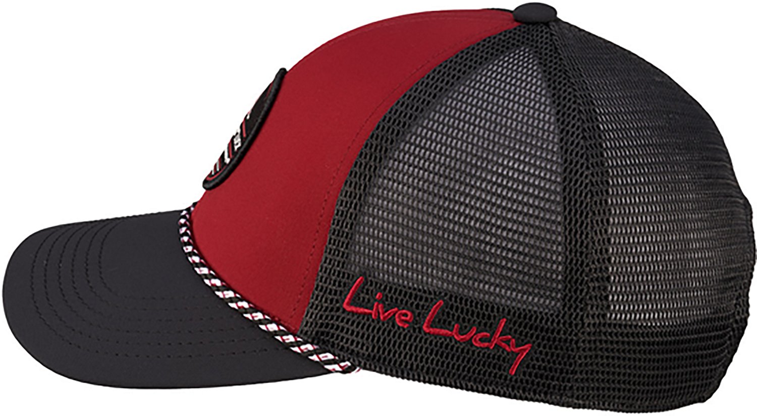 Black Clover Men's University of Arkansas Gamer Adjustable Trucker Cap - view number 3