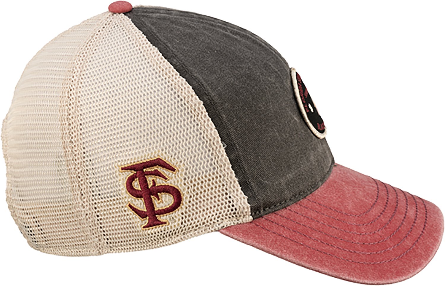 Black Clover Men's Florida State University Retro Adjustable Trucker Cap - view number 4