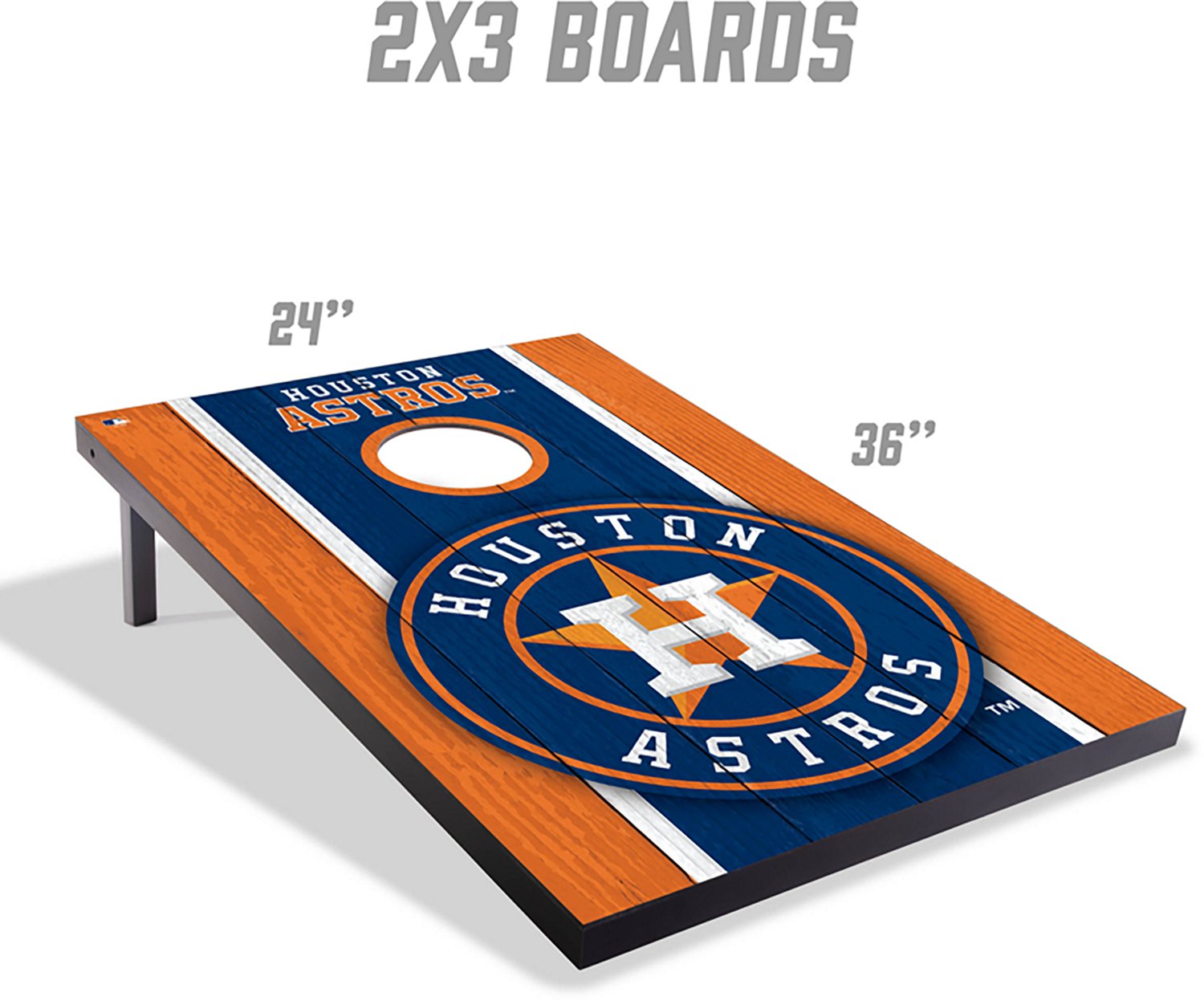 YouTheFan Houston Astros MDF 2 ft x 3 ft Cornhole Set - view number 2