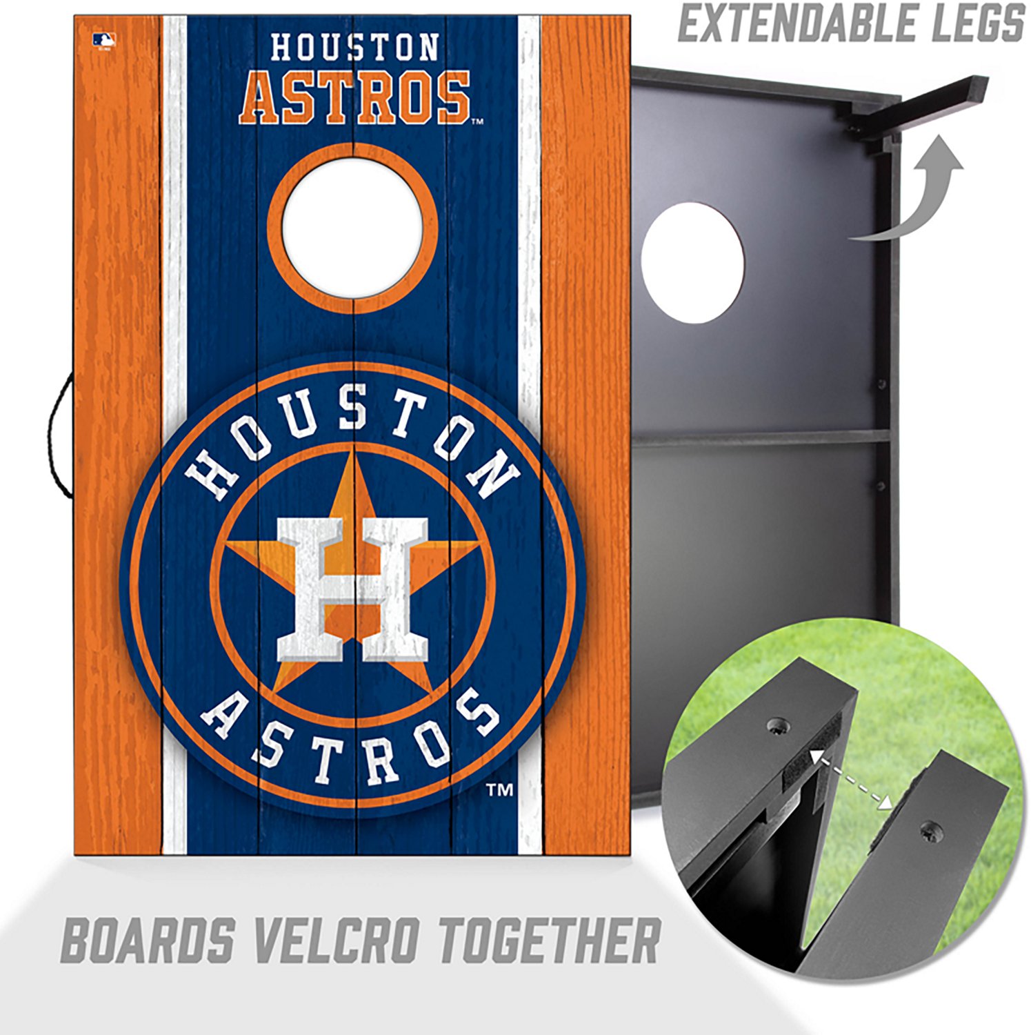 YouTheFan Houston Astros MDF 2 ft x 3 ft Cornhole Set - view number 3
