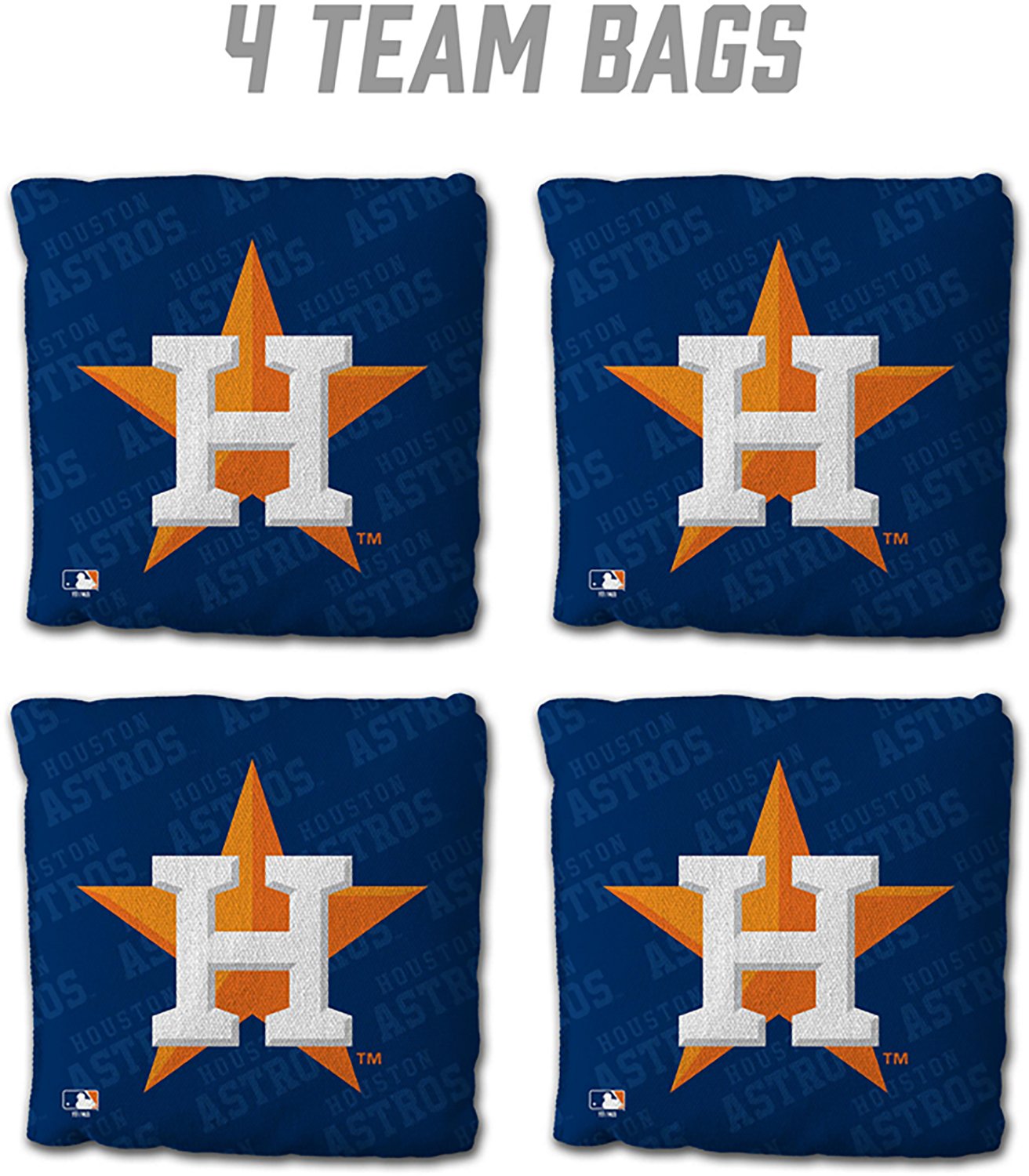 YouTheFan Houston Astros Licensed Cornhole Bags 4-pack - view number 2