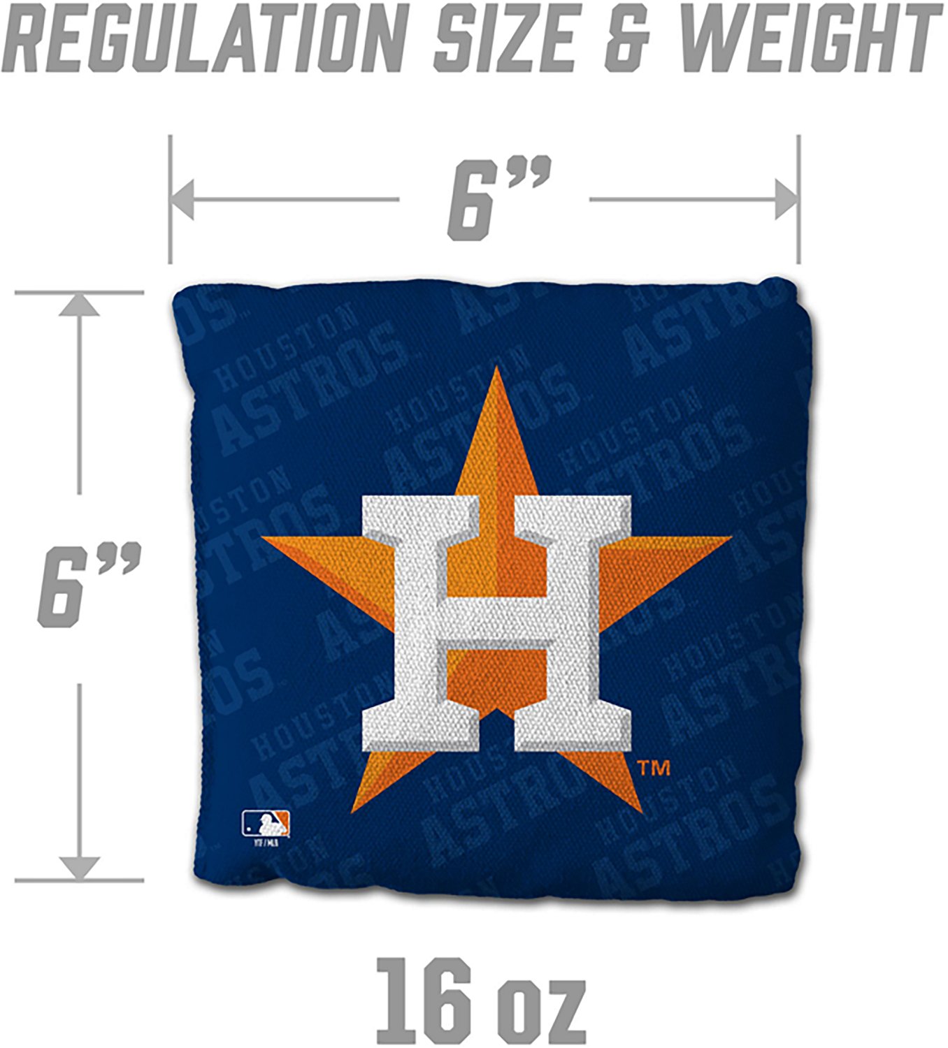 YouTheFan Houston Astros Licensed Cornhole Bags 4-pack - view number 3