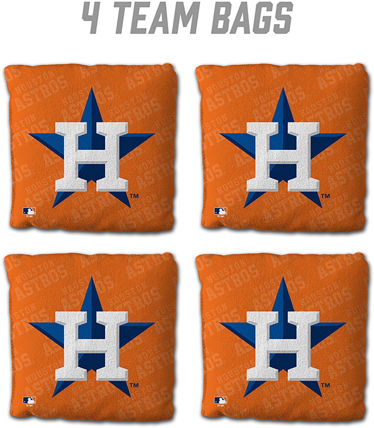 YouTheFan Houston Astros Licensed Cornhole Bags 4-pack - view number 2