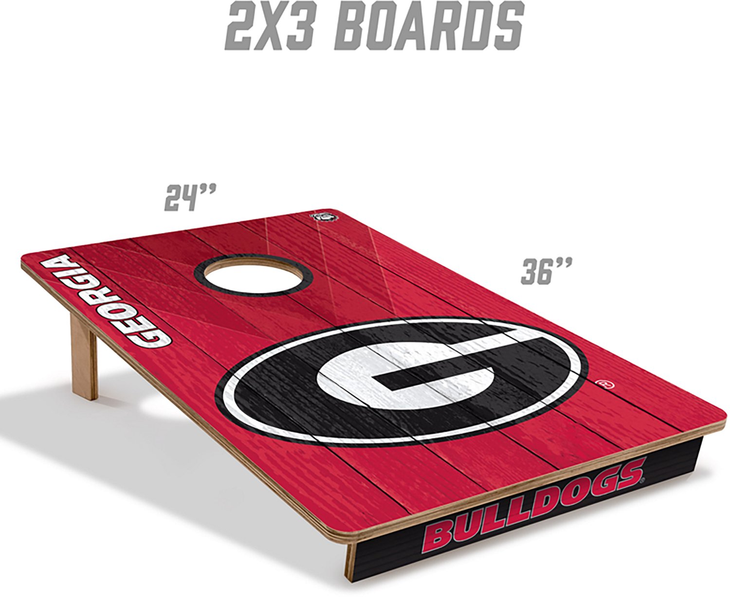 YouTheFan Georgia Bulldogs 2 ft x 3 ft MDF Cornhole Set - view number 2
