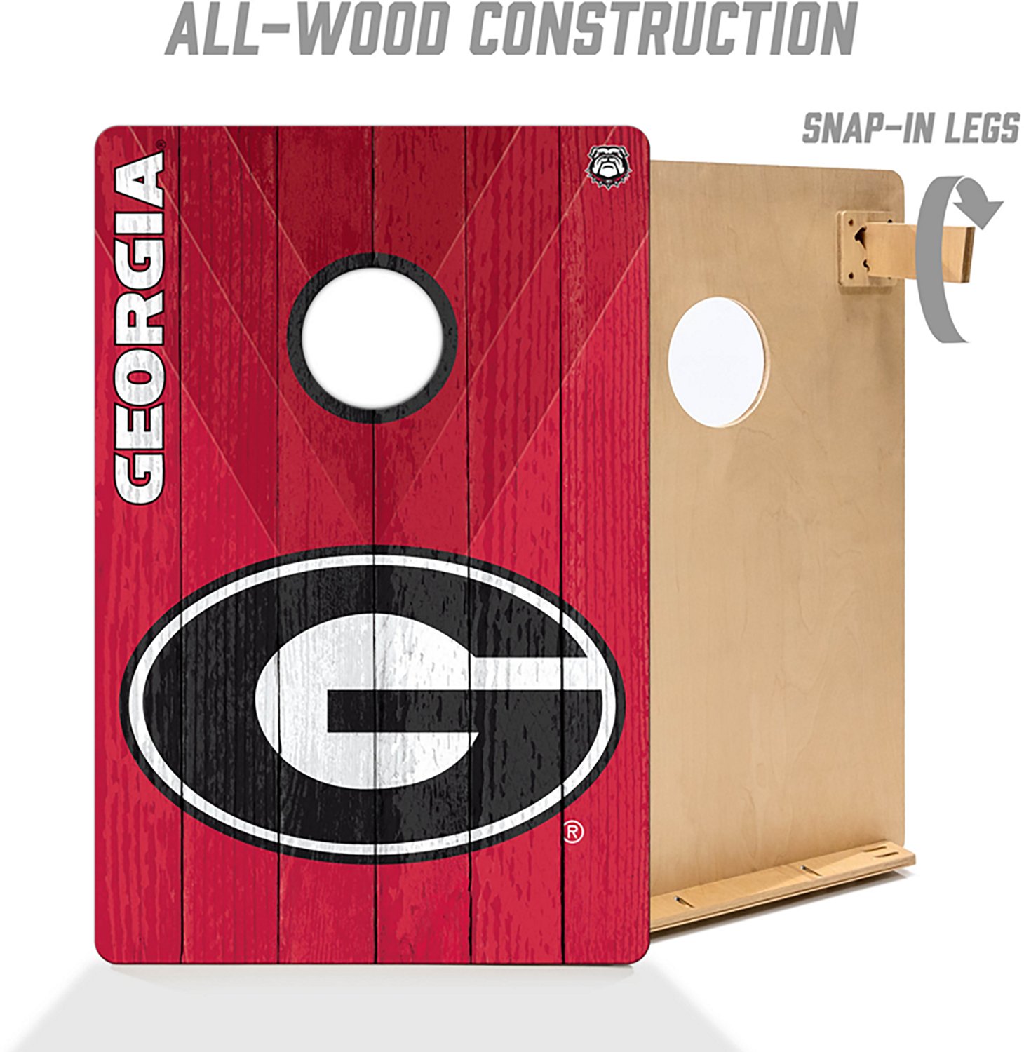 YouTheFan Georgia Bulldogs 2 ft x 3 ft MDF Cornhole Set - view number 3