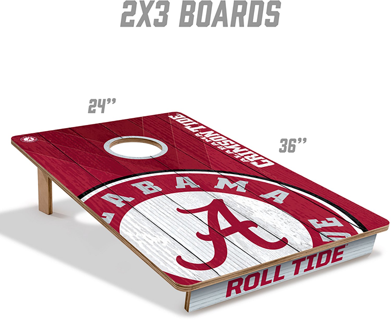YouTheFan Alabama Crimson Tide 2 ft x 3 ft MDF Cornhole Set - view number 2