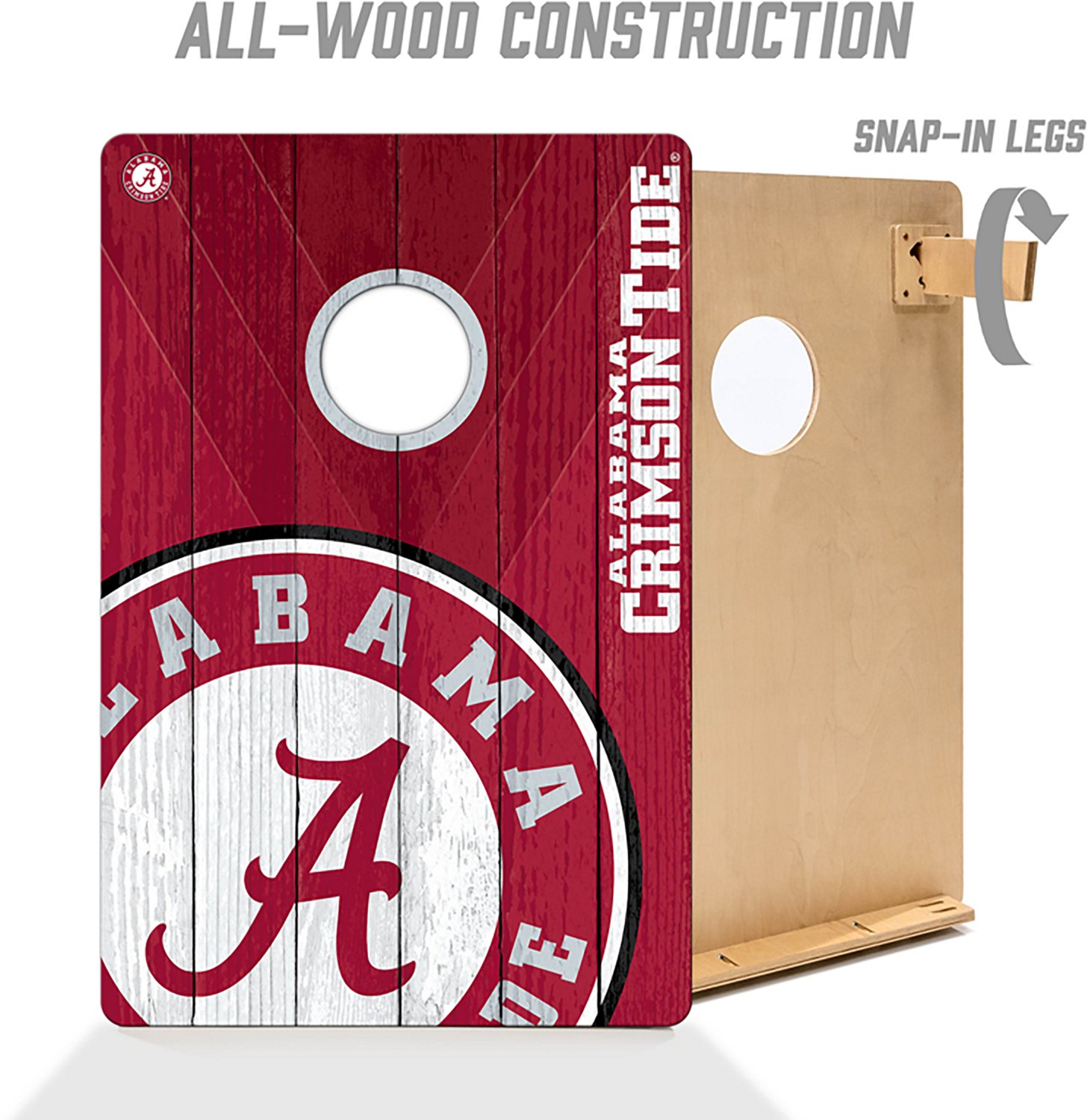 YouTheFan Alabama Crimson Tide 2 ft x 3 ft MDF Cornhole Set - view number 3