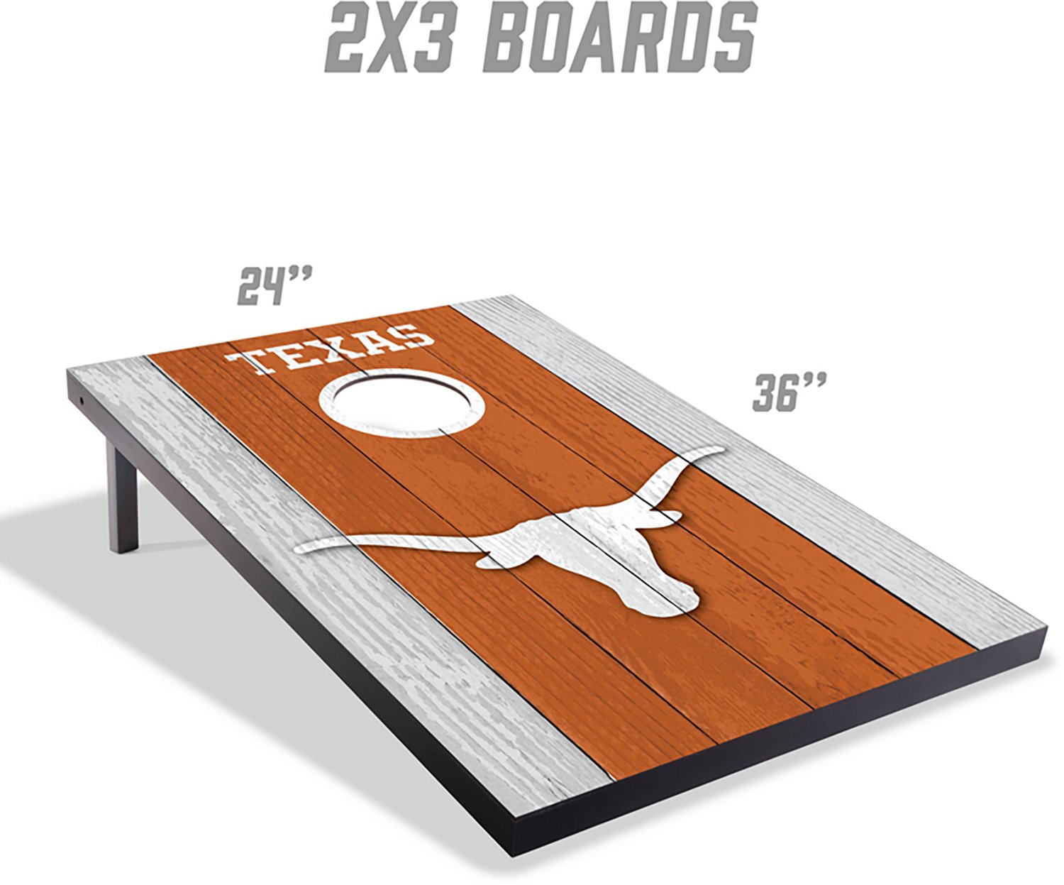 YouTheFan Texas Longhorns 2 ft x 3ft MDF Cornhole Set  - view number 2