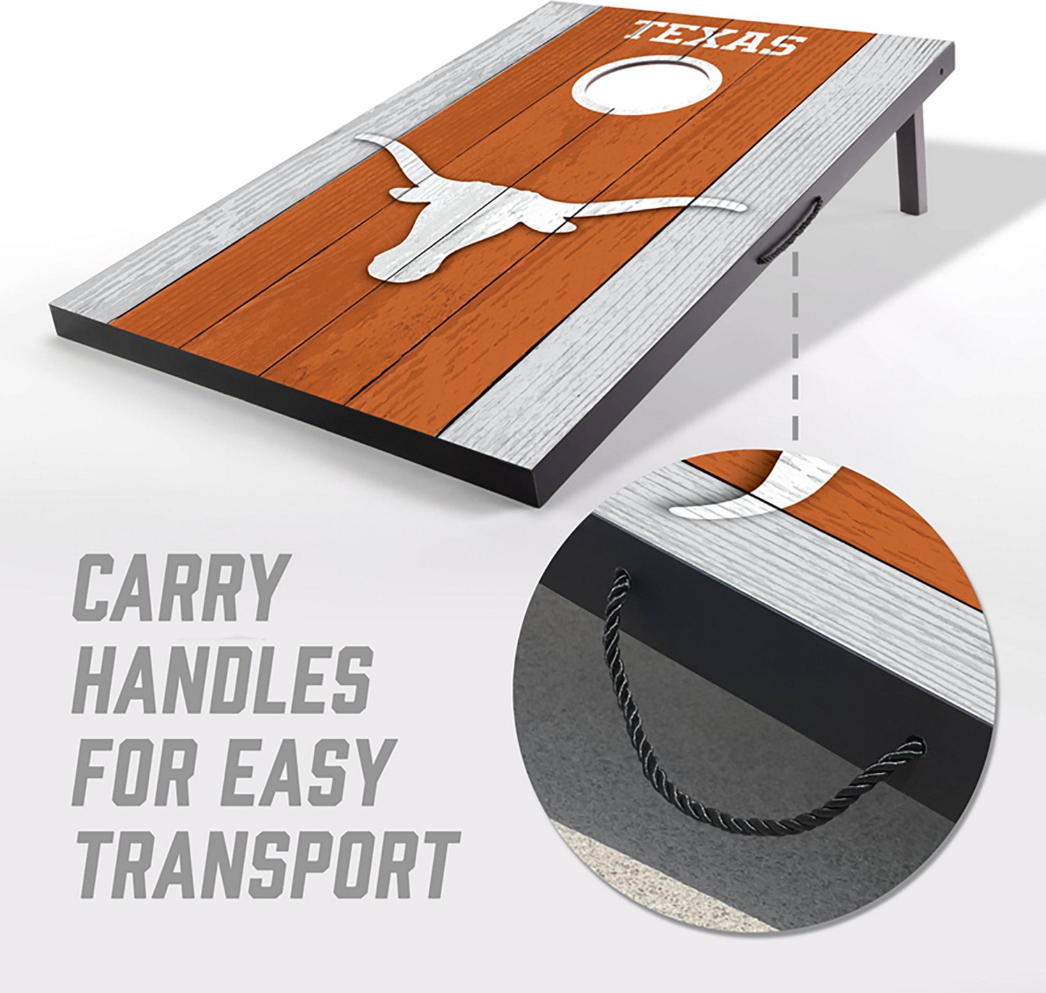 YouTheFan Texas Longhorns 2 ft x 3ft MDF Cornhole Set  - view number 3
