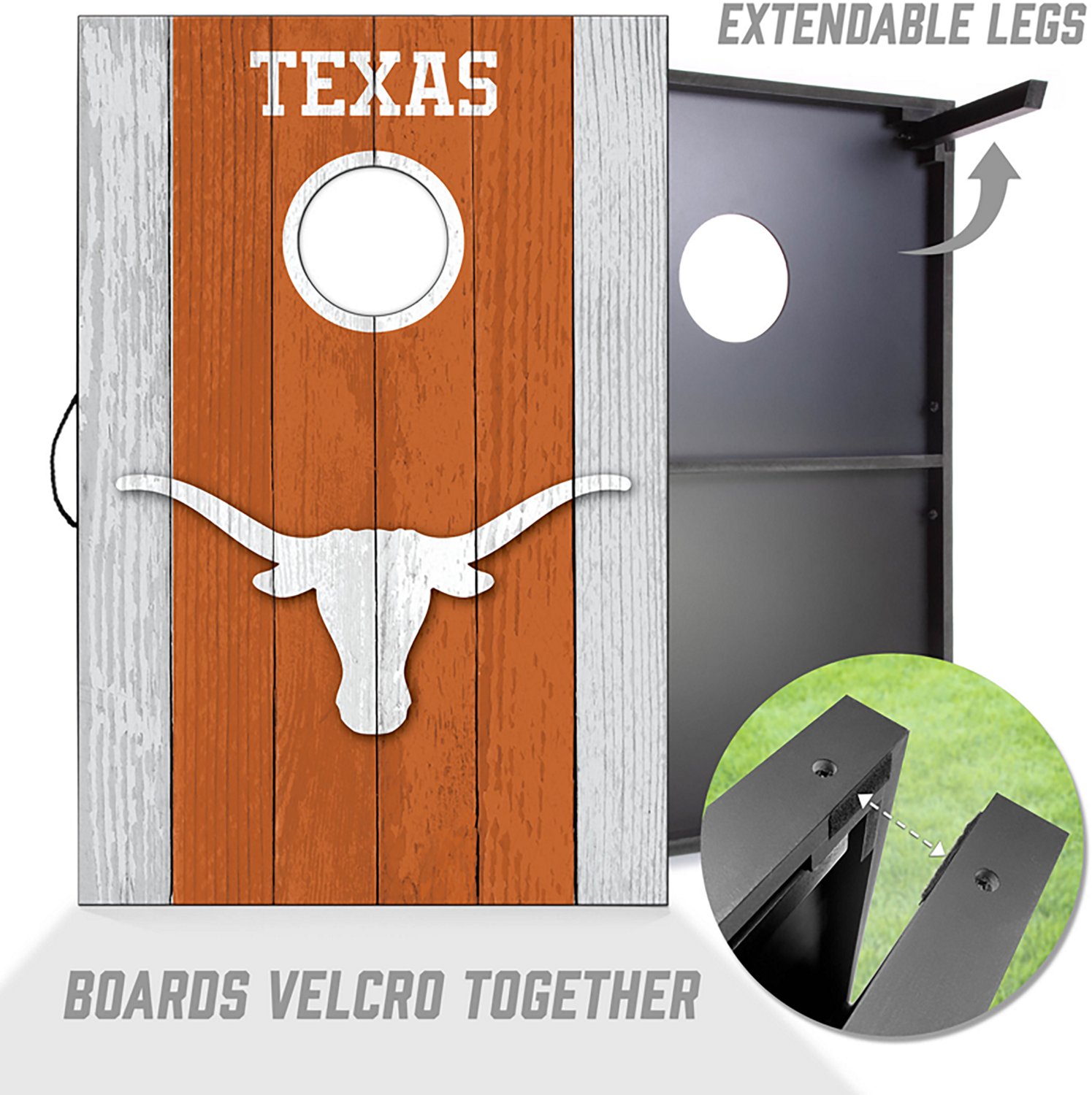 YouTheFan Texas Longhorns 2 ft x 3ft MDF Cornhole Set  - view number 4