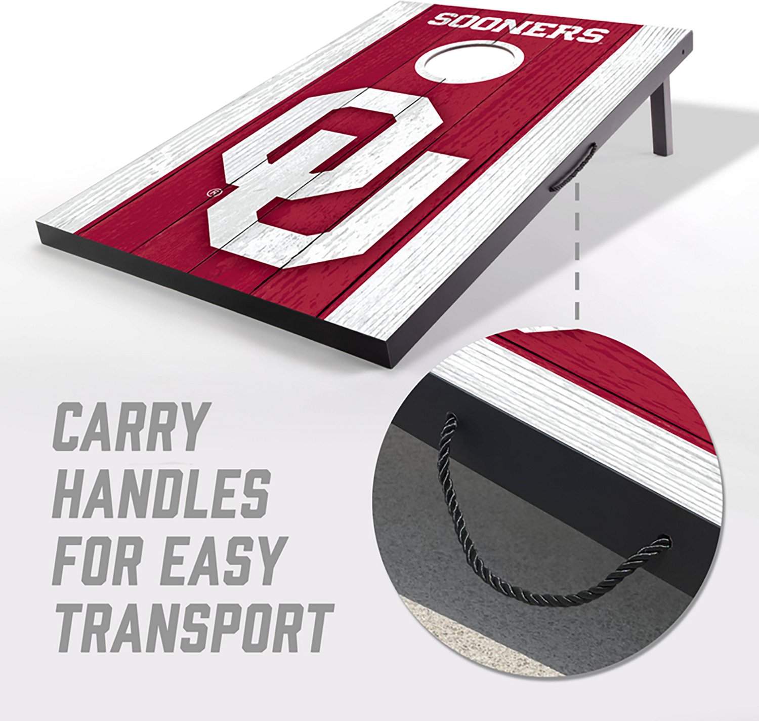 YouTheFan Oklahoma Sooners 2 ft x 3 ft MDF Cornhole Set - view number 2