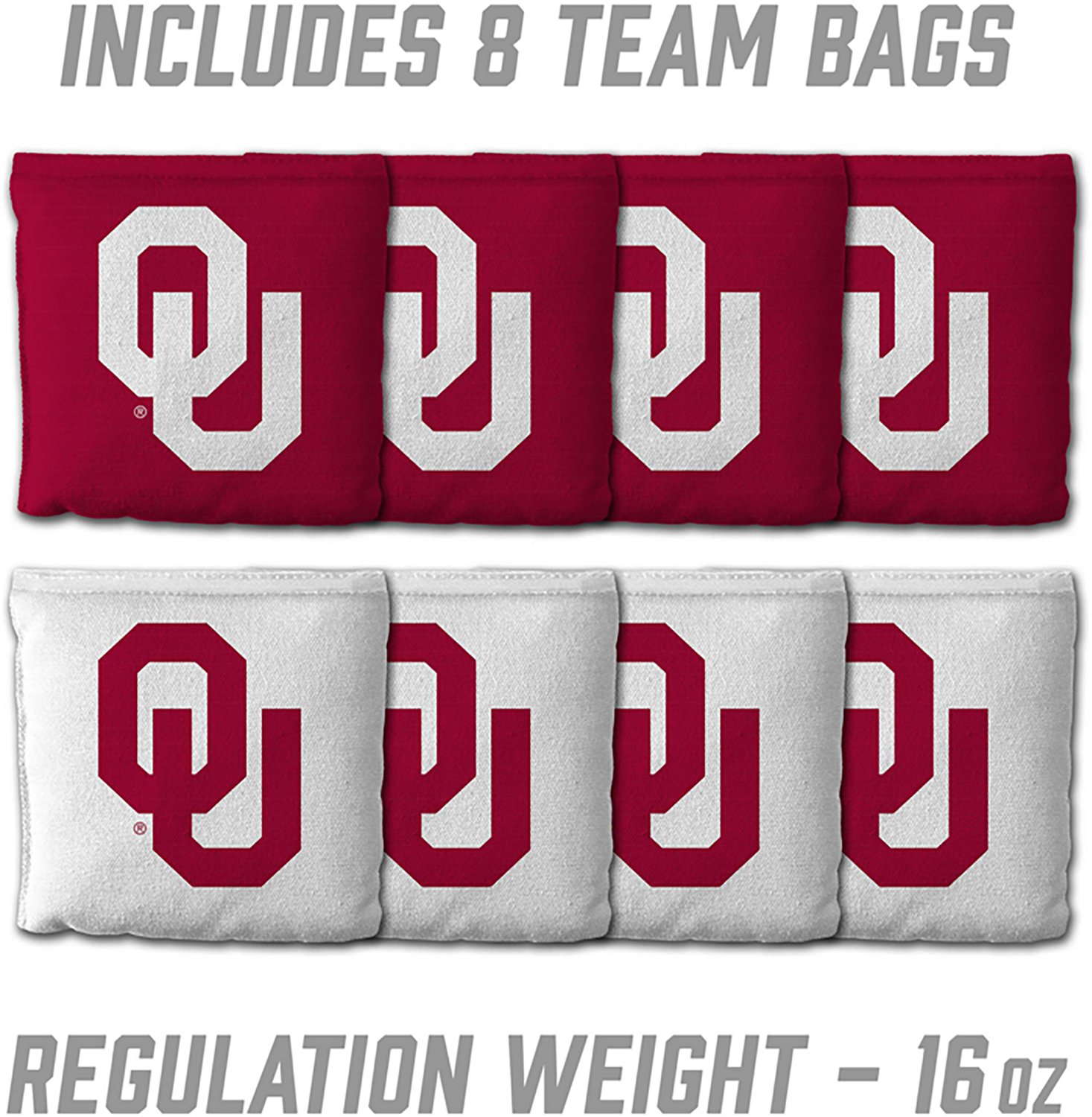YouTheFan Oklahoma Sooners 2 ft x 3 ft MDF Cornhole Set - view number 5