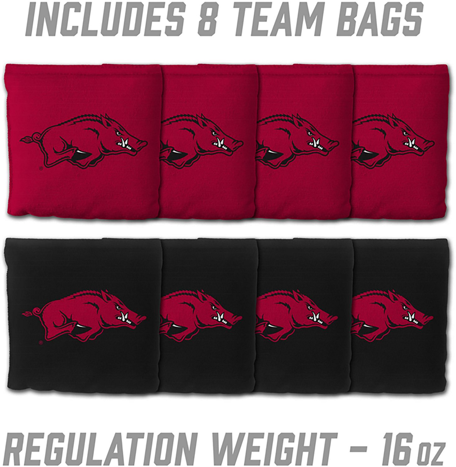YouTheFan Arkansas Razorbacks 2 ft x 3 ft MDF Cornhole Set - view number 5