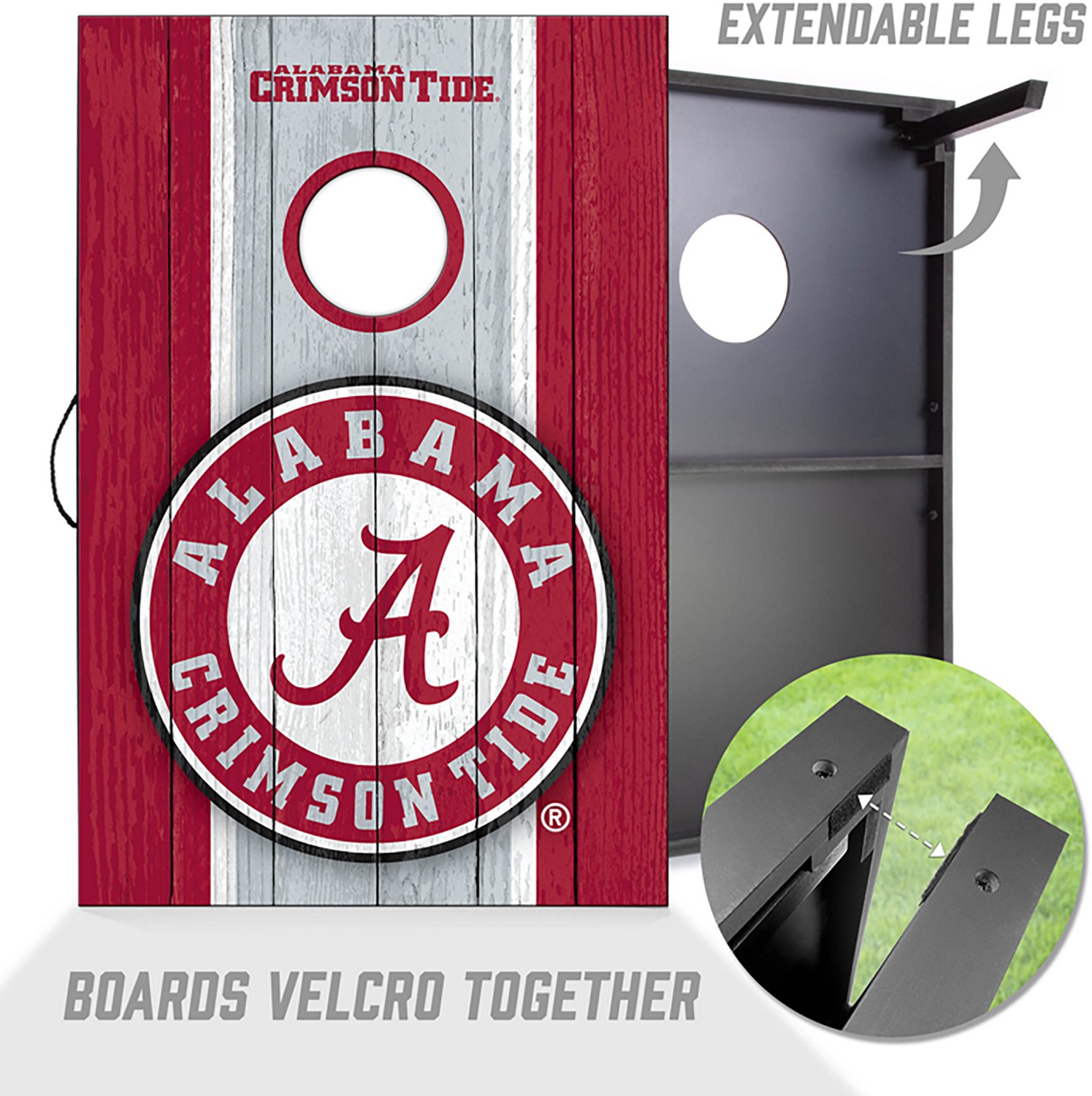 YouTheFan Alabama Crimson Tide 2 ft x 3 ft MDF Cornhole Set - view number 4